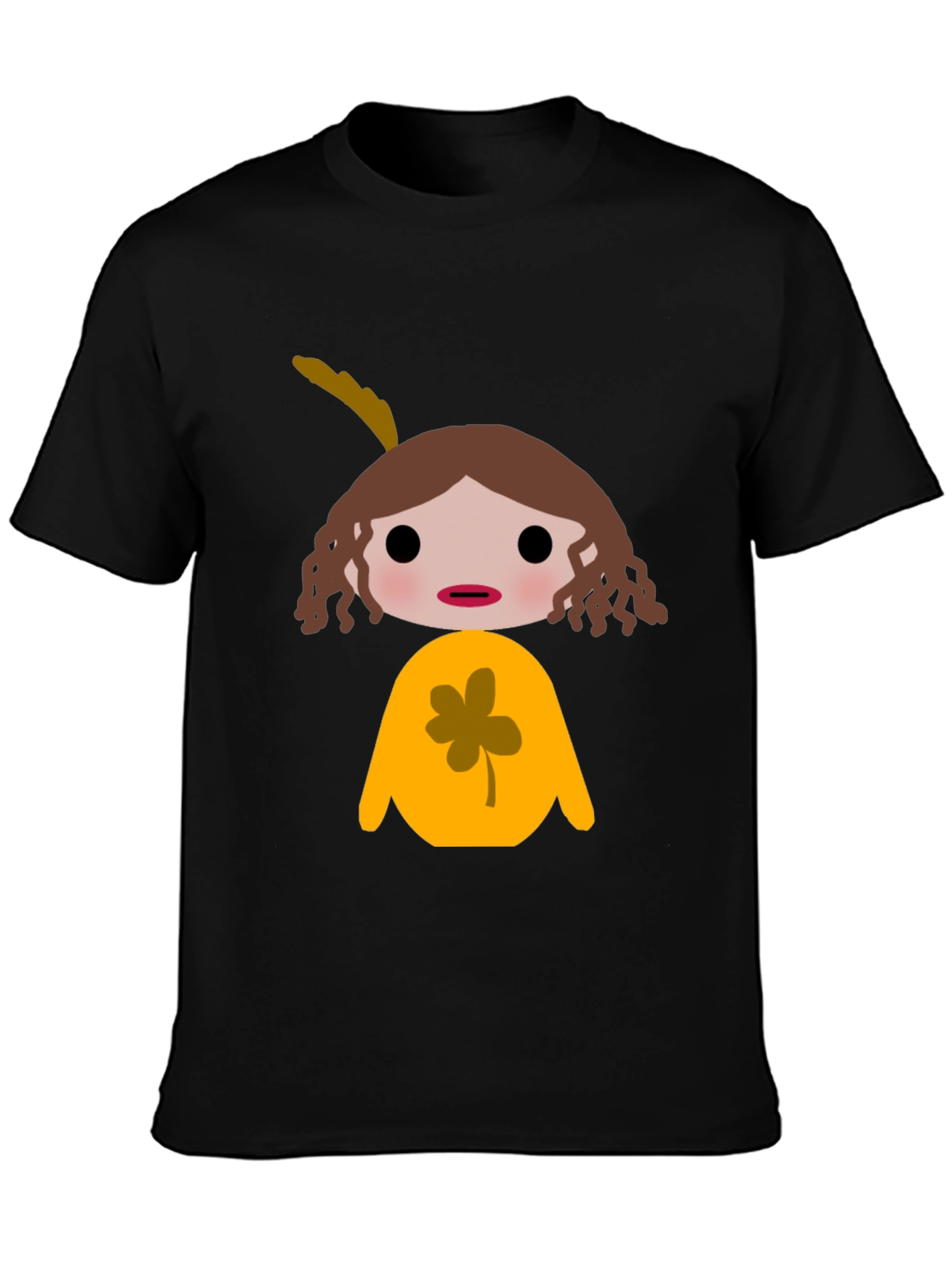 Novelty Cartoon Graphic T-Shirt
