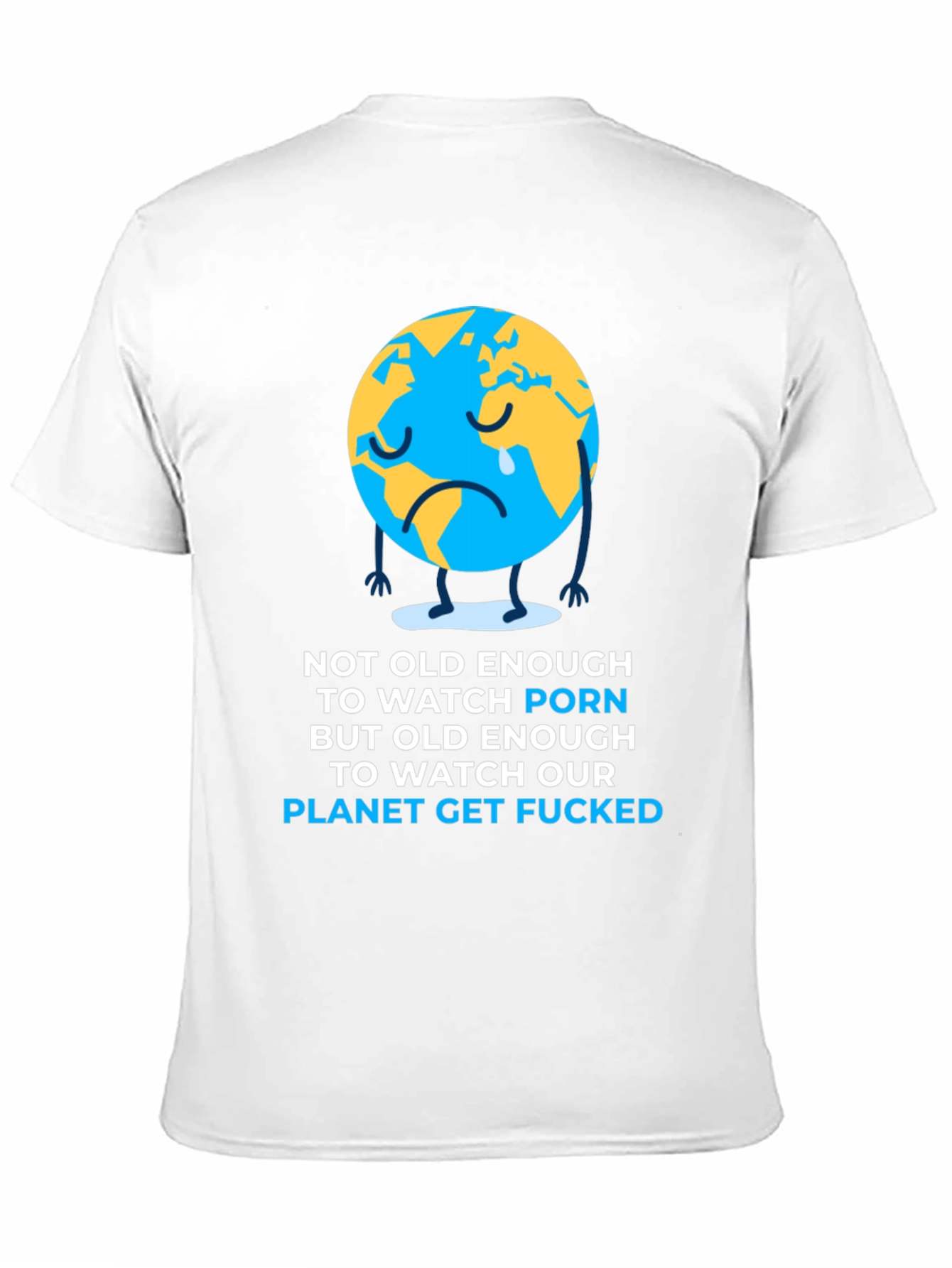 Sad Earth Graphic T-Shirt