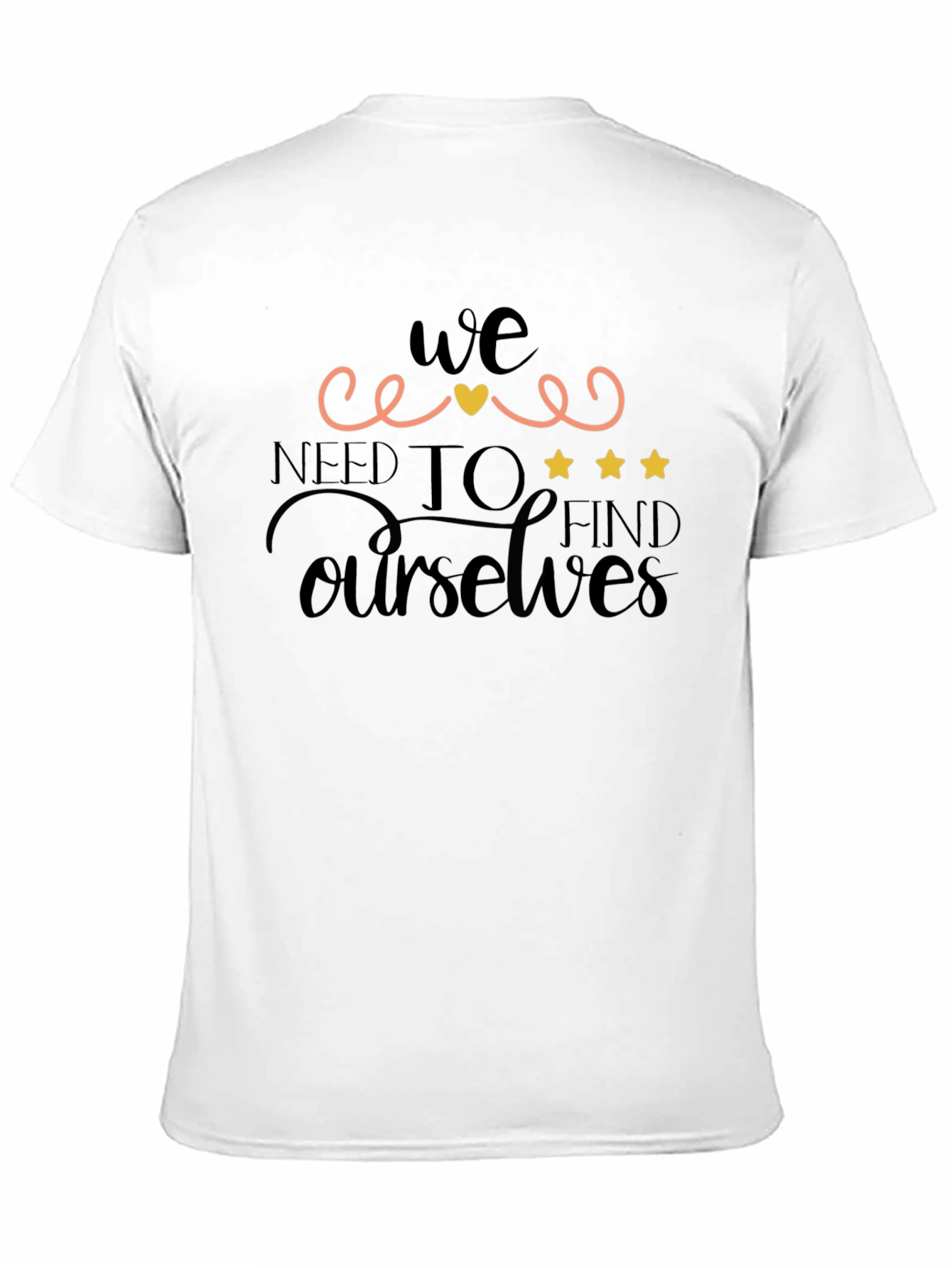 Find Ourselves Black Graphic Tee