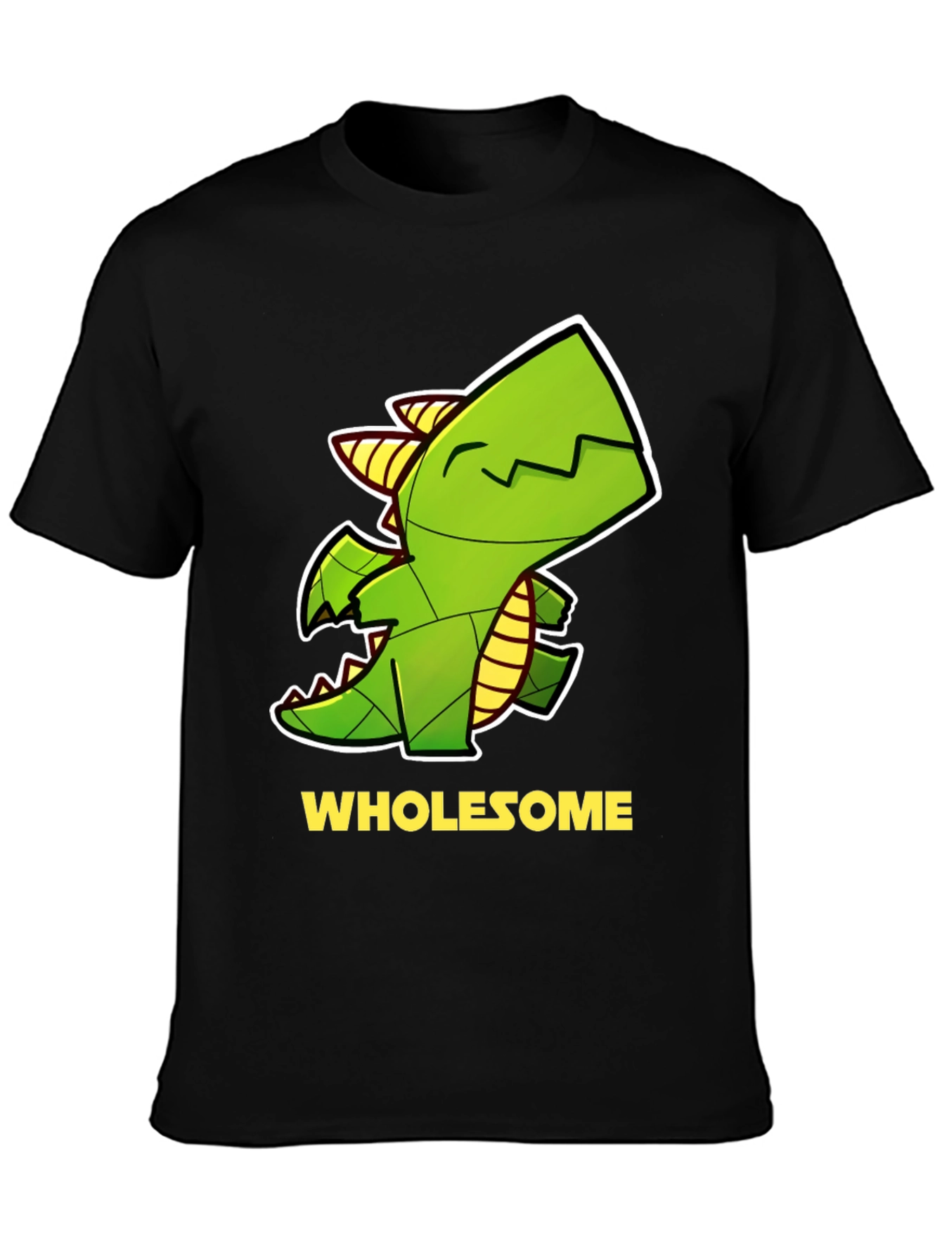 Wholesome Dragon Graphic Tee - Black