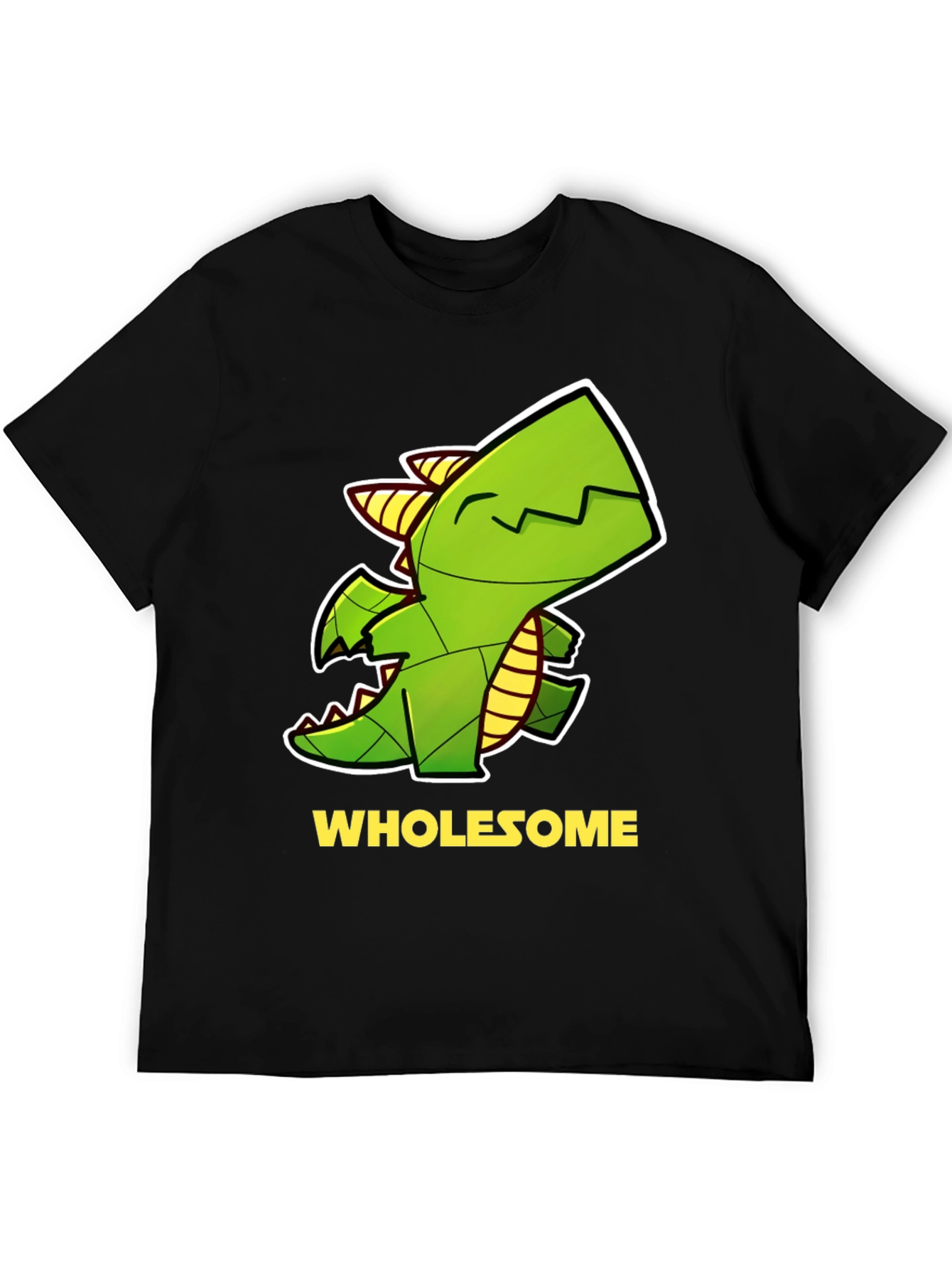 Wholesome Dragon Graphic Tee - Black