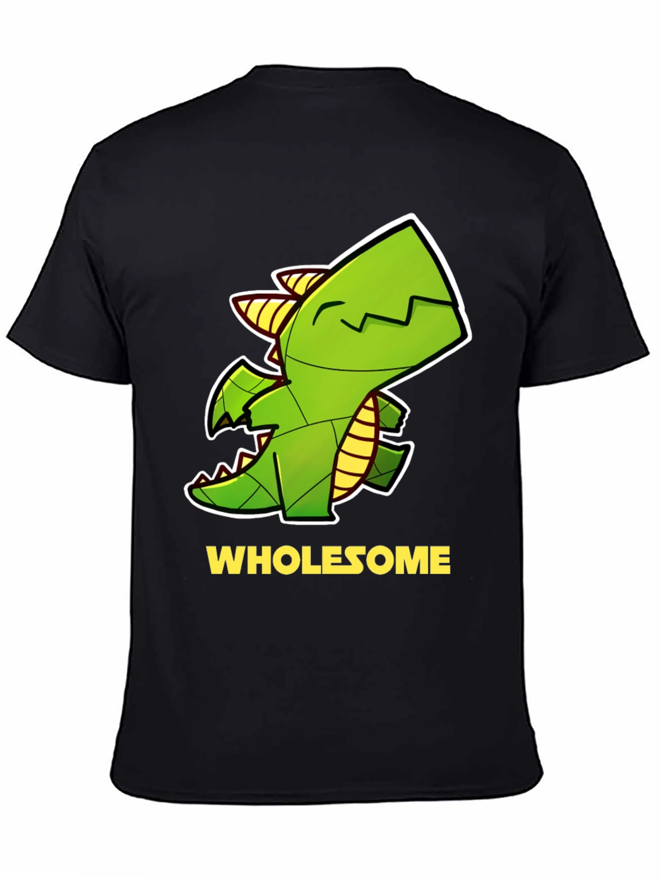 Wholesome Dragon Graphic Tee - Black