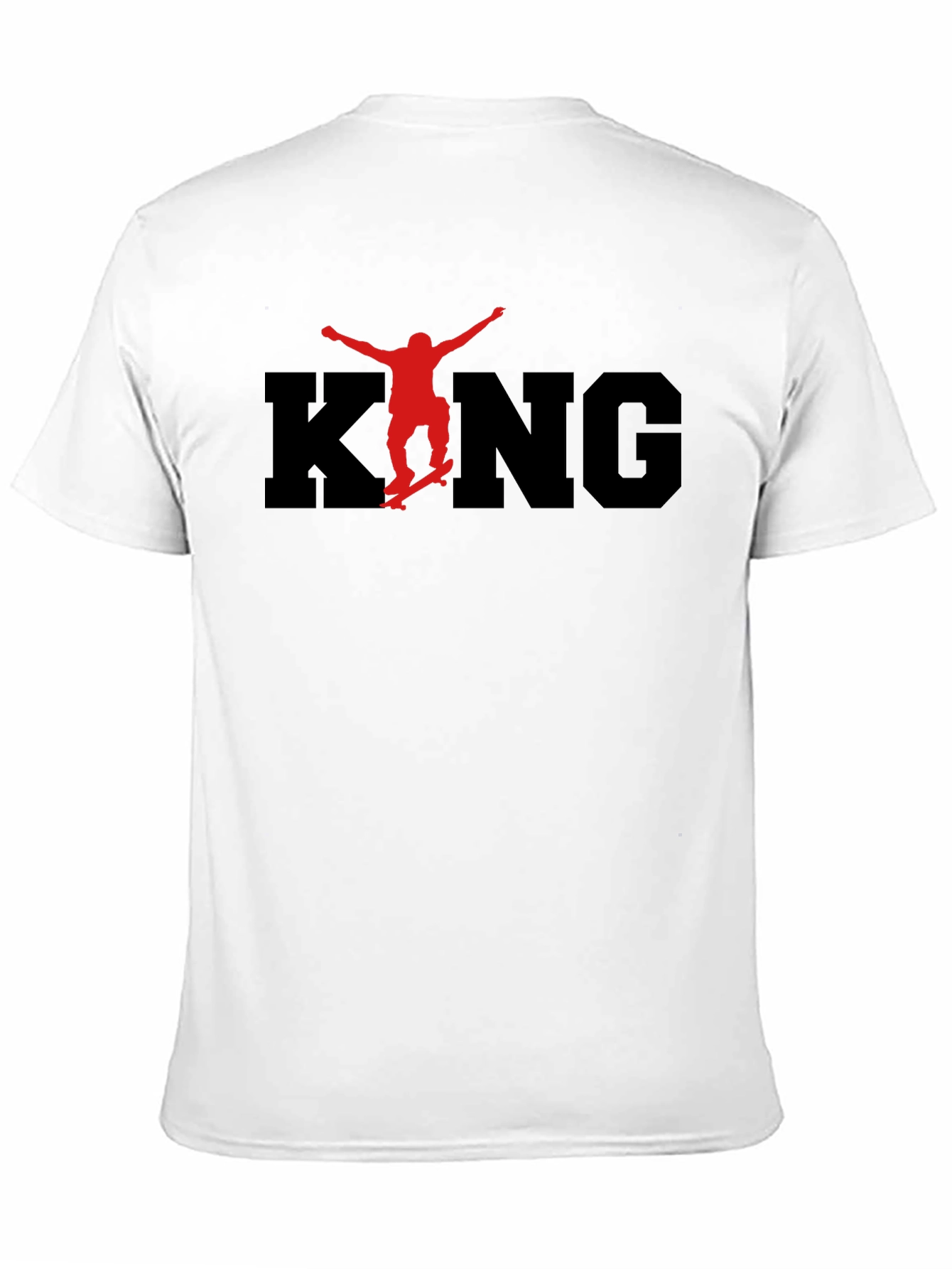 King Skateboarder Graphic Tee - Black