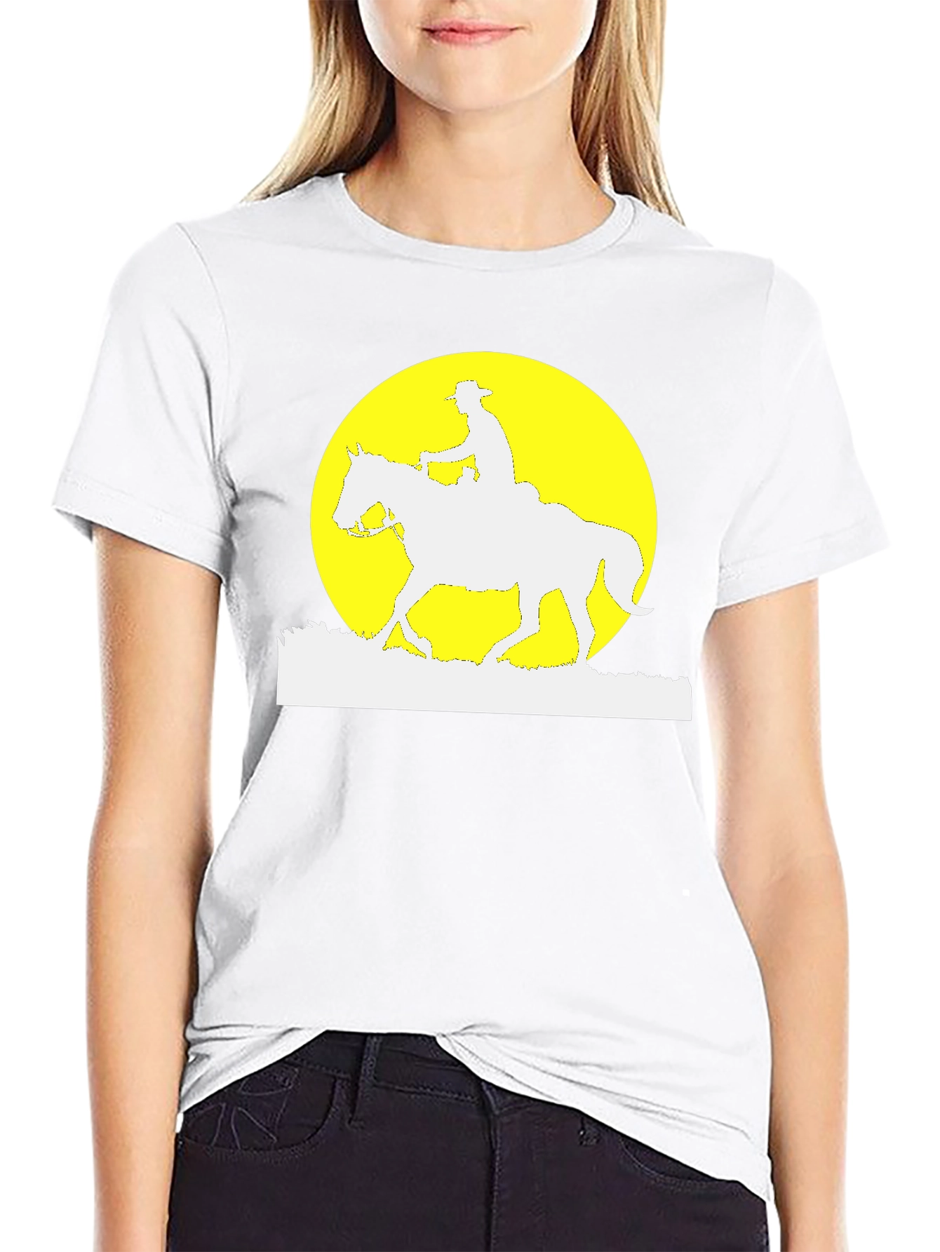 Cowboy Moon Silhouette T-Shirt