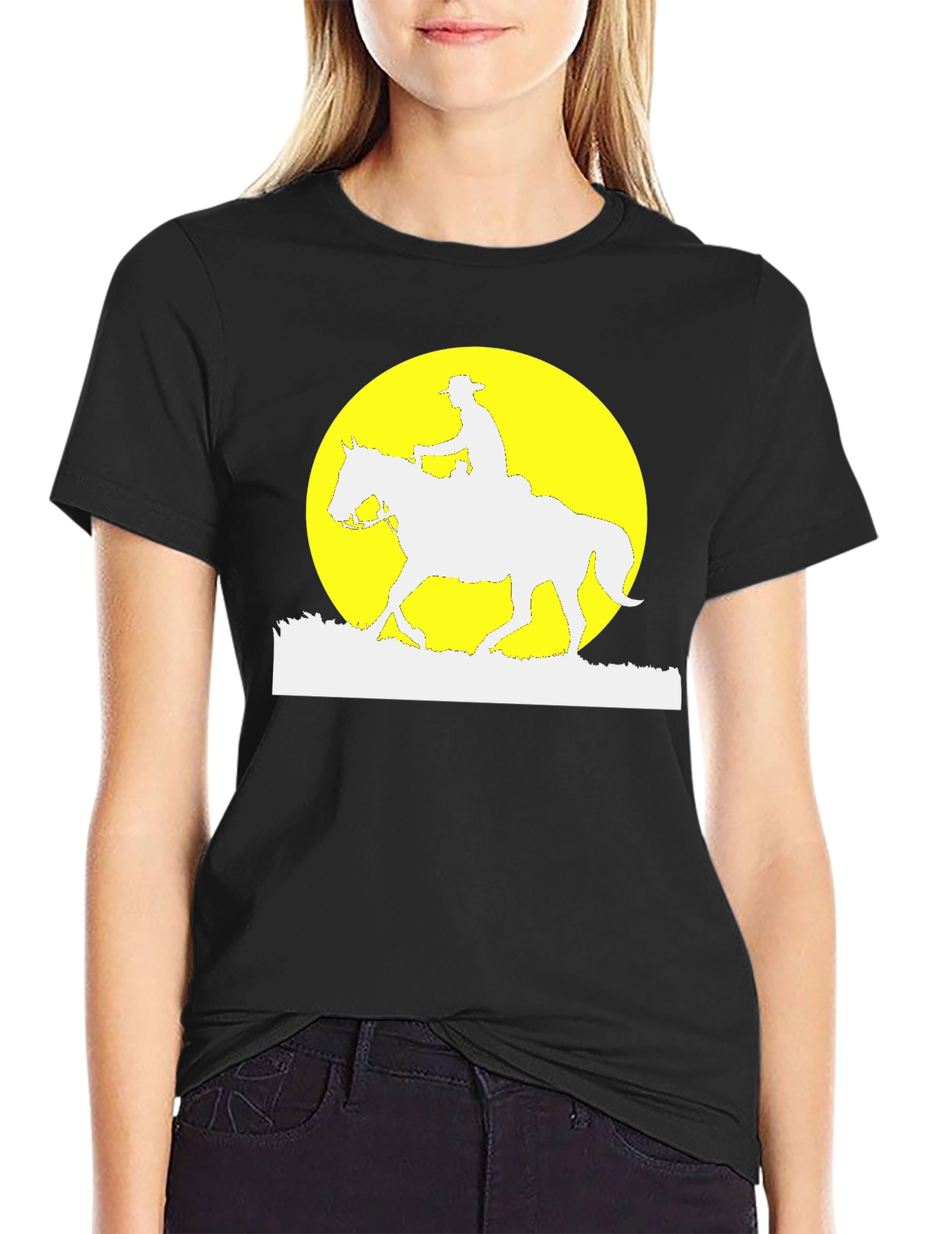 Cowboy Moon Silhouette T-Shirt