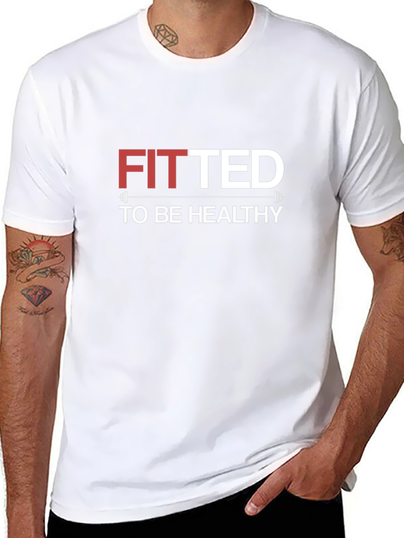 Fitted To Be Healthy T-Shirt