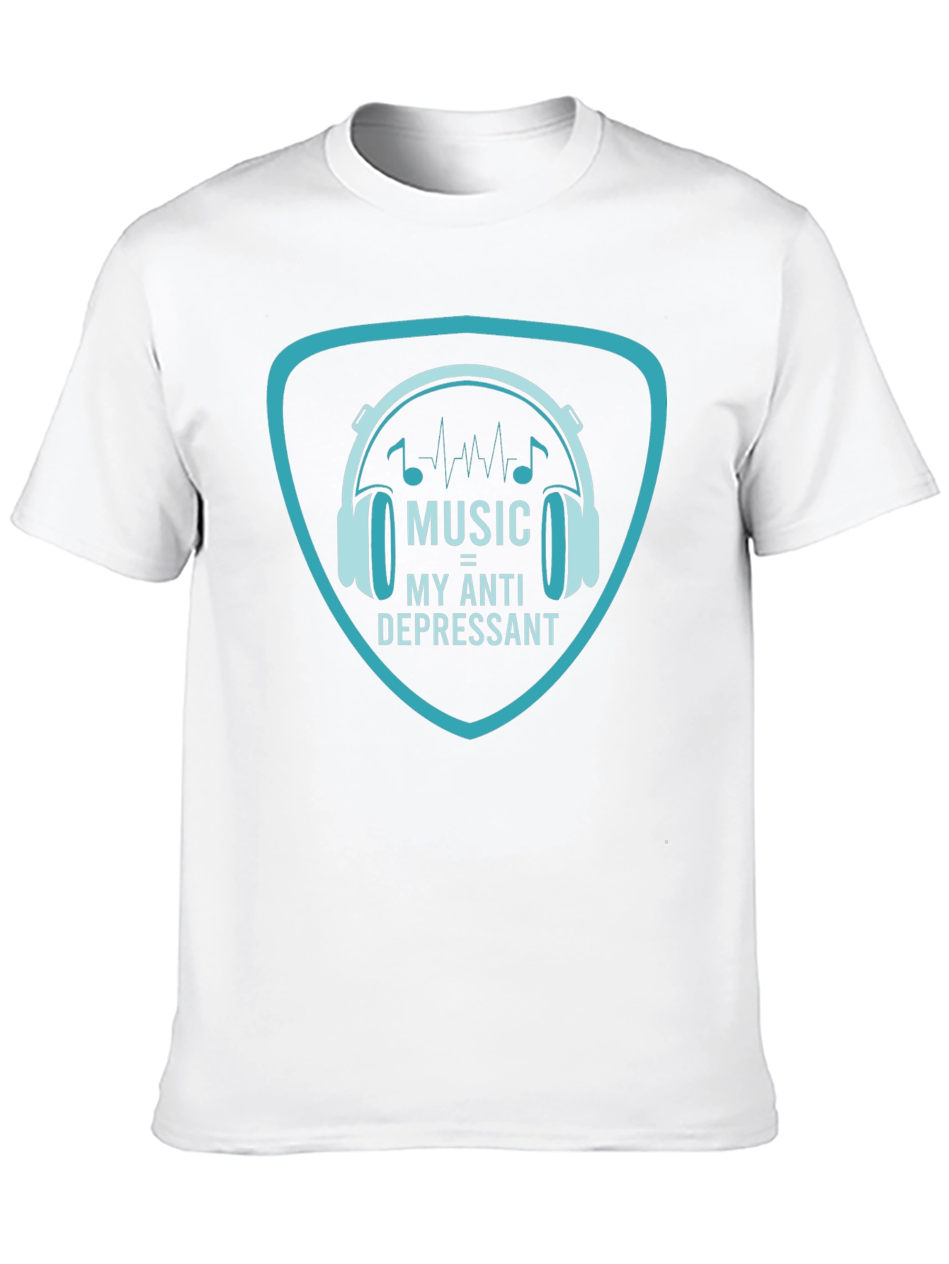Music is My Anti-Depressant Graphic T-Shirt