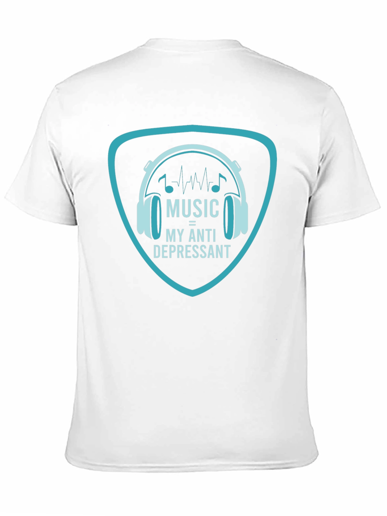 Music is My Anti-Depressant Graphic T-Shirt