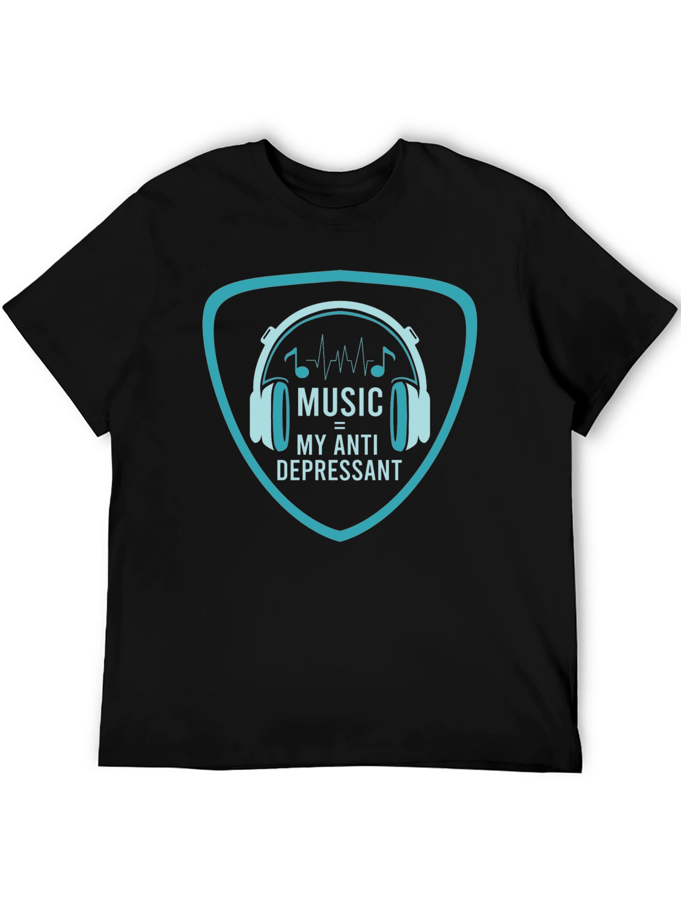 Music is My Anti-Depressant Graphic T-Shirt