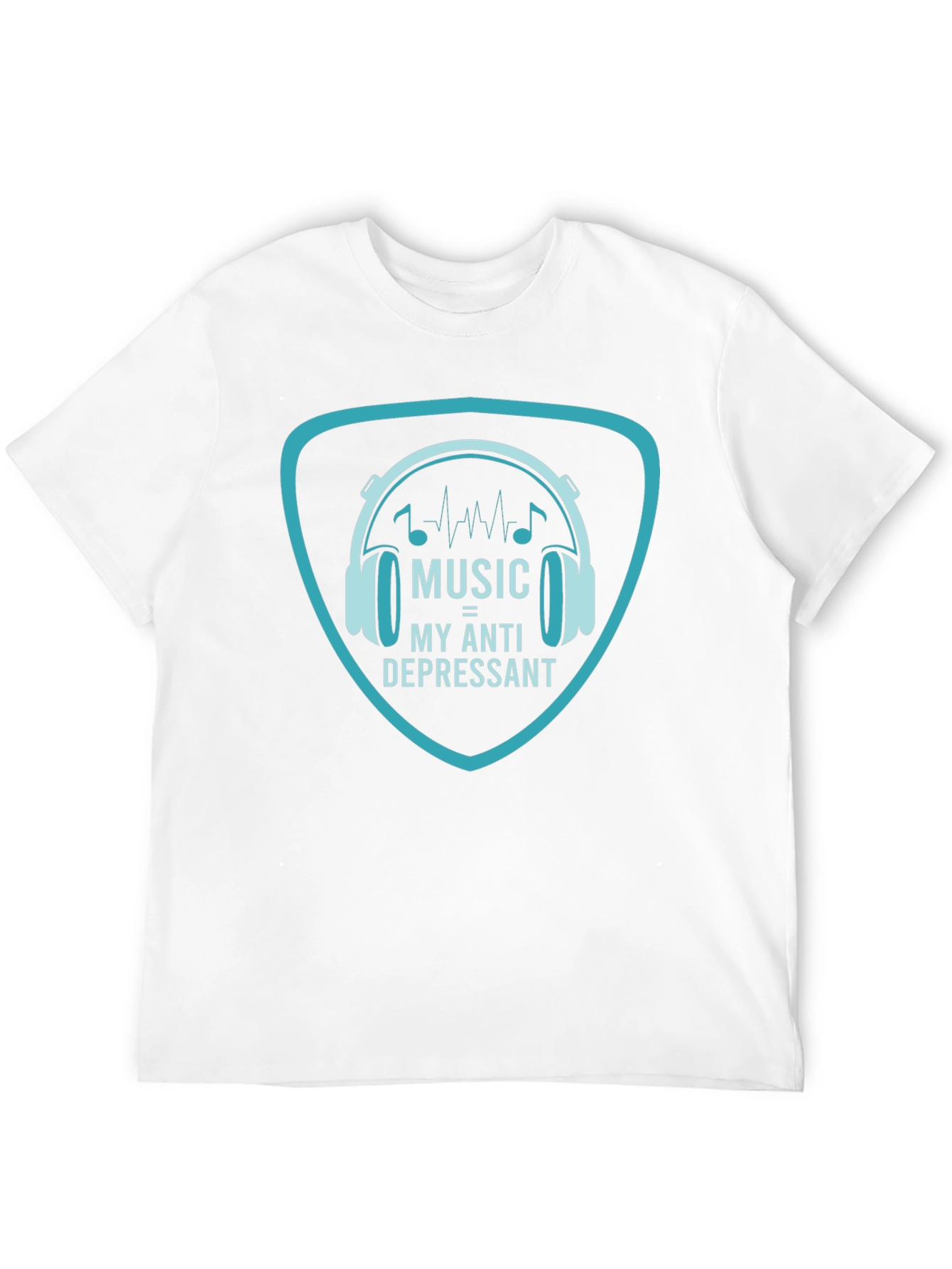 Music is My Anti-Depressant Graphic T-Shirt