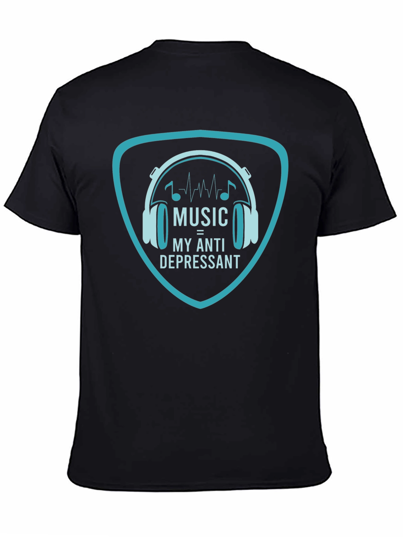 Music is My Anti-Depressant Graphic T-Shirt