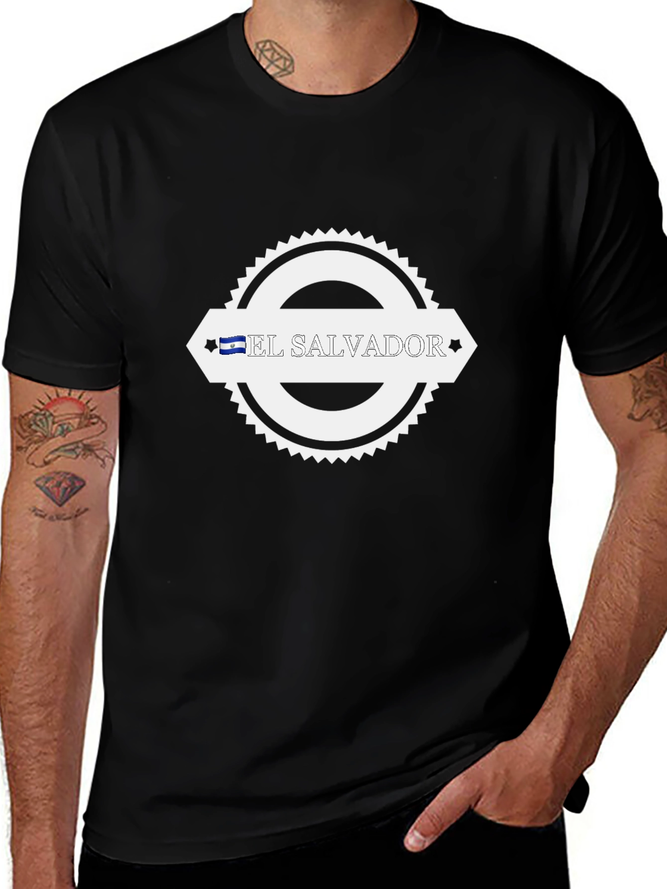 El Salvador Flag T-Shirt - Country Pride Tee