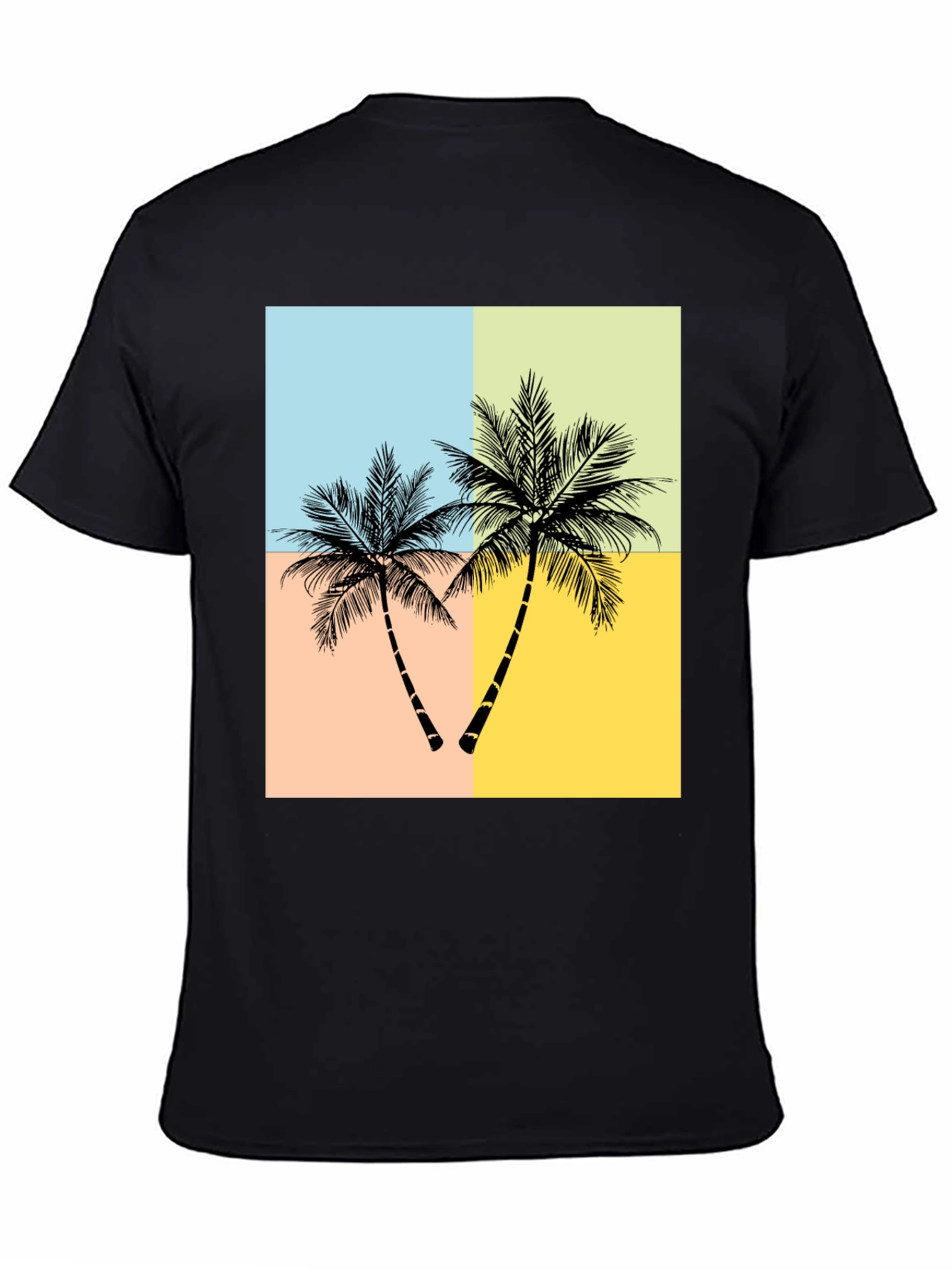 Retro Palm Tree Graphic T-Shirt