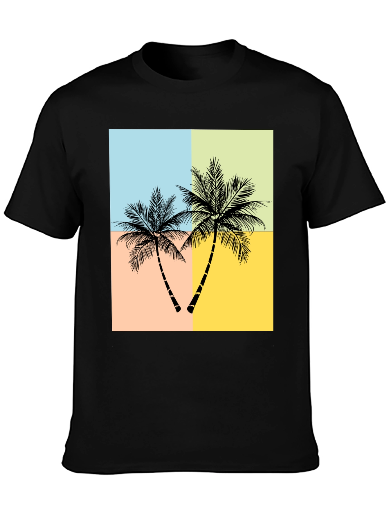 Retro Palm Tree Graphic T-Shirt