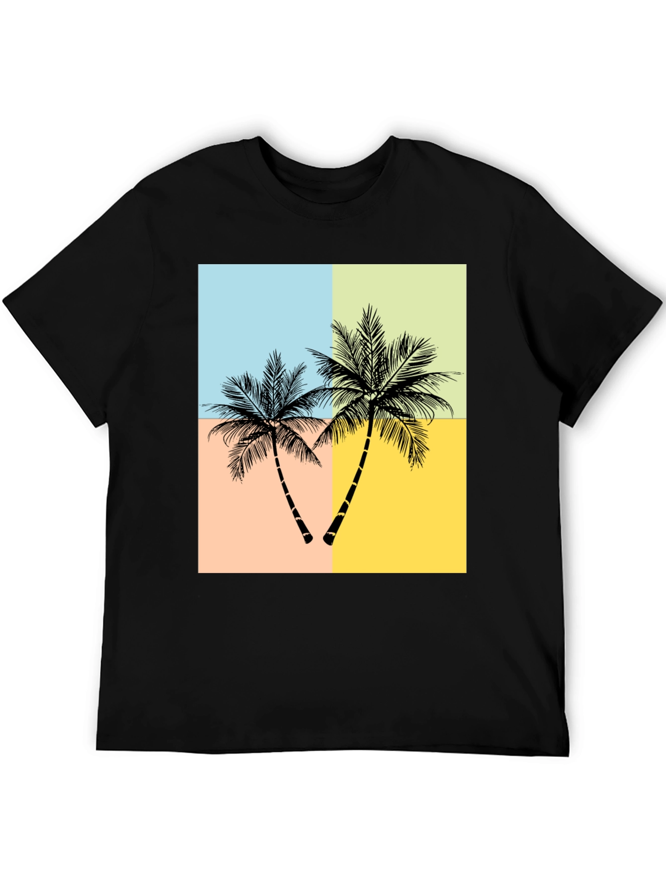 Retro Palm Tree Graphic T-Shirt