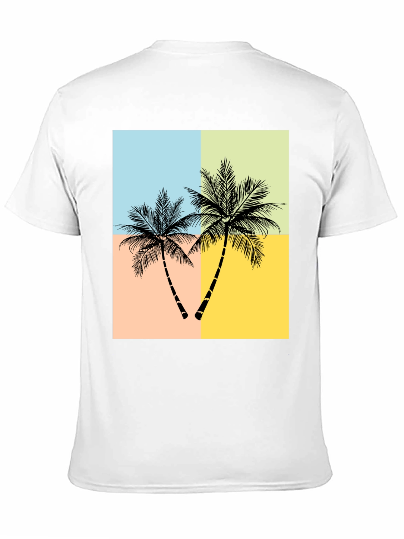 Retro Palm Tree Graphic T-Shirt