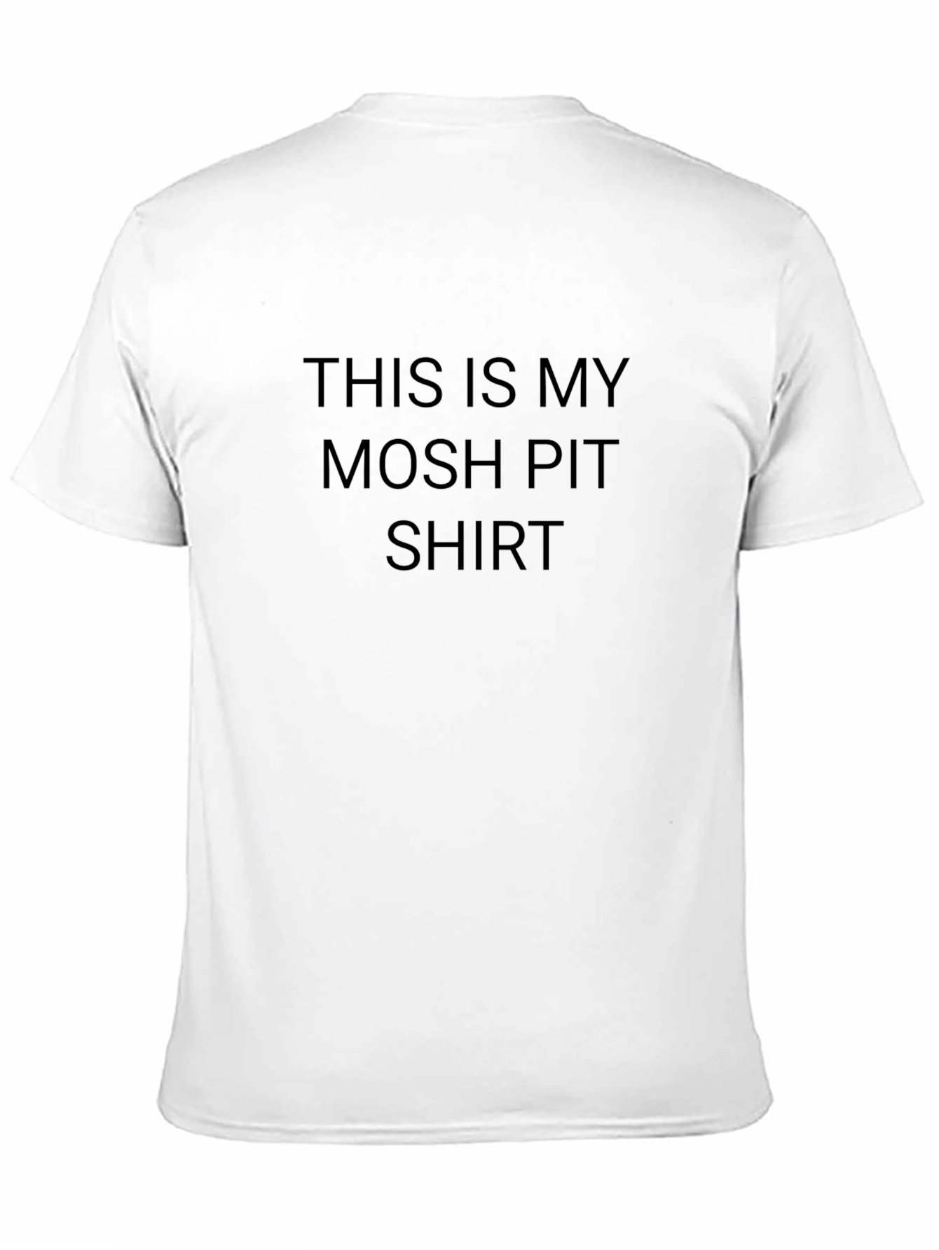Mosh Pit Shirt - Black Cotton Tee
