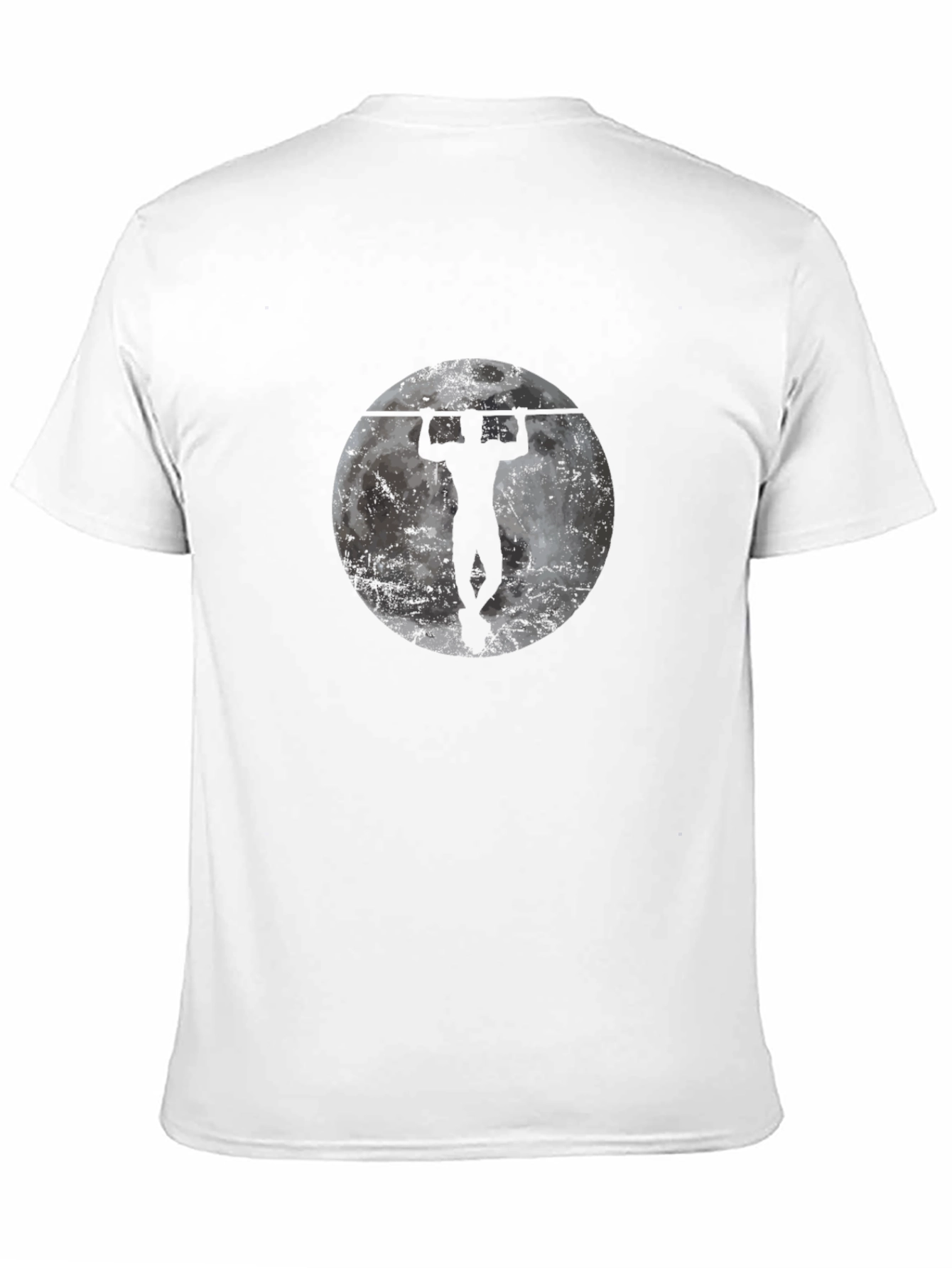 Pull-Up Moon Graphic Tee - Strength & Fitness