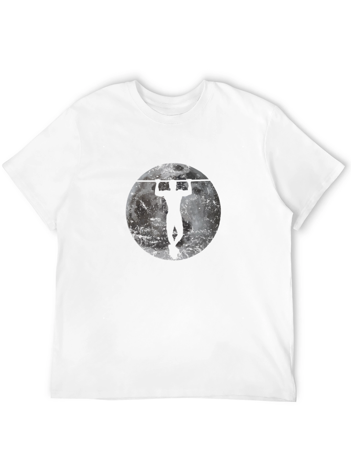 Pull-Up Moon Graphic Tee - Strength & Fitness
