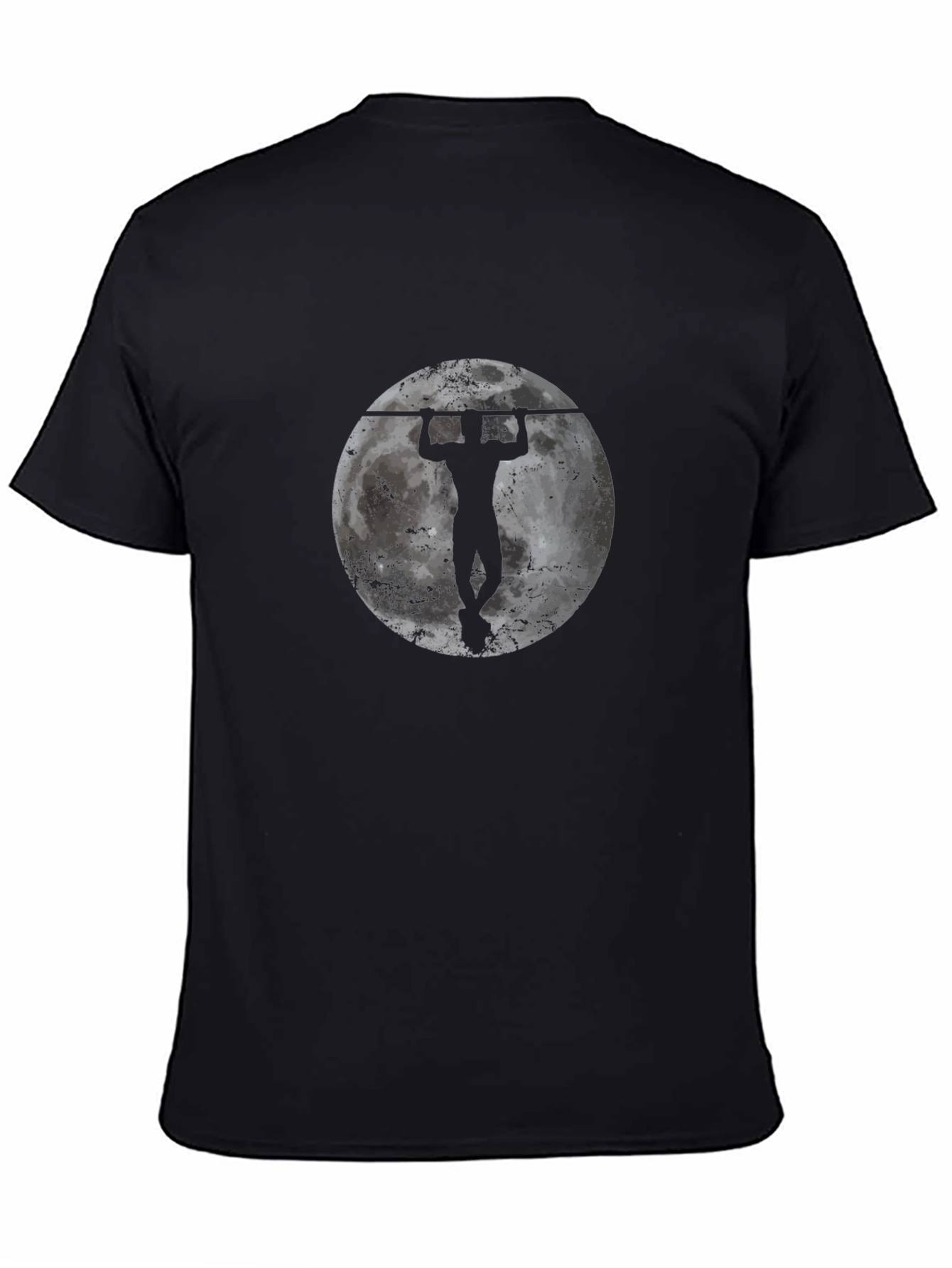 Pull-Up Moon Graphic Tee - Strength & Fitness