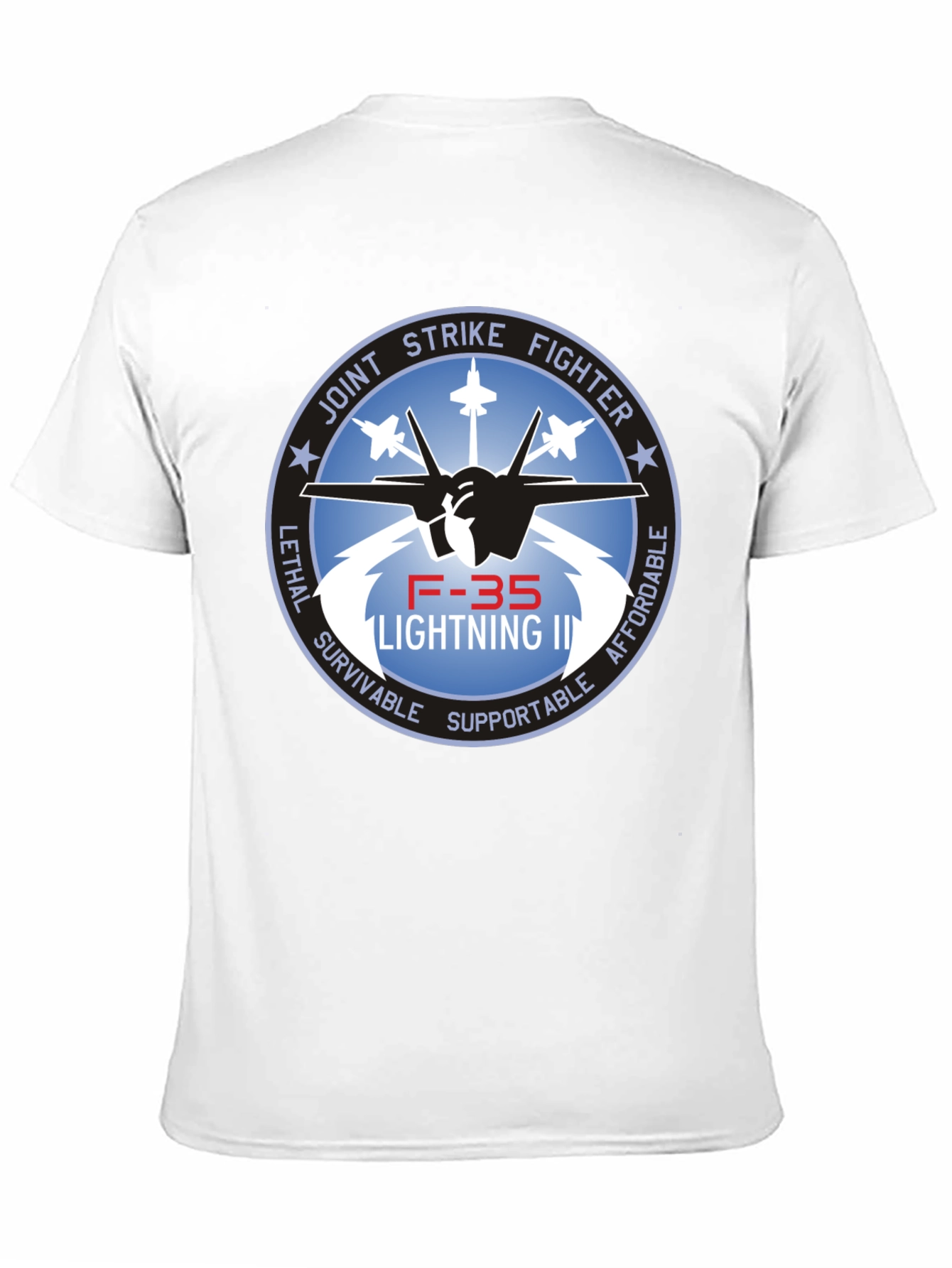F-35 Lightning II Joint Strike Fighter Black T-Shirt
