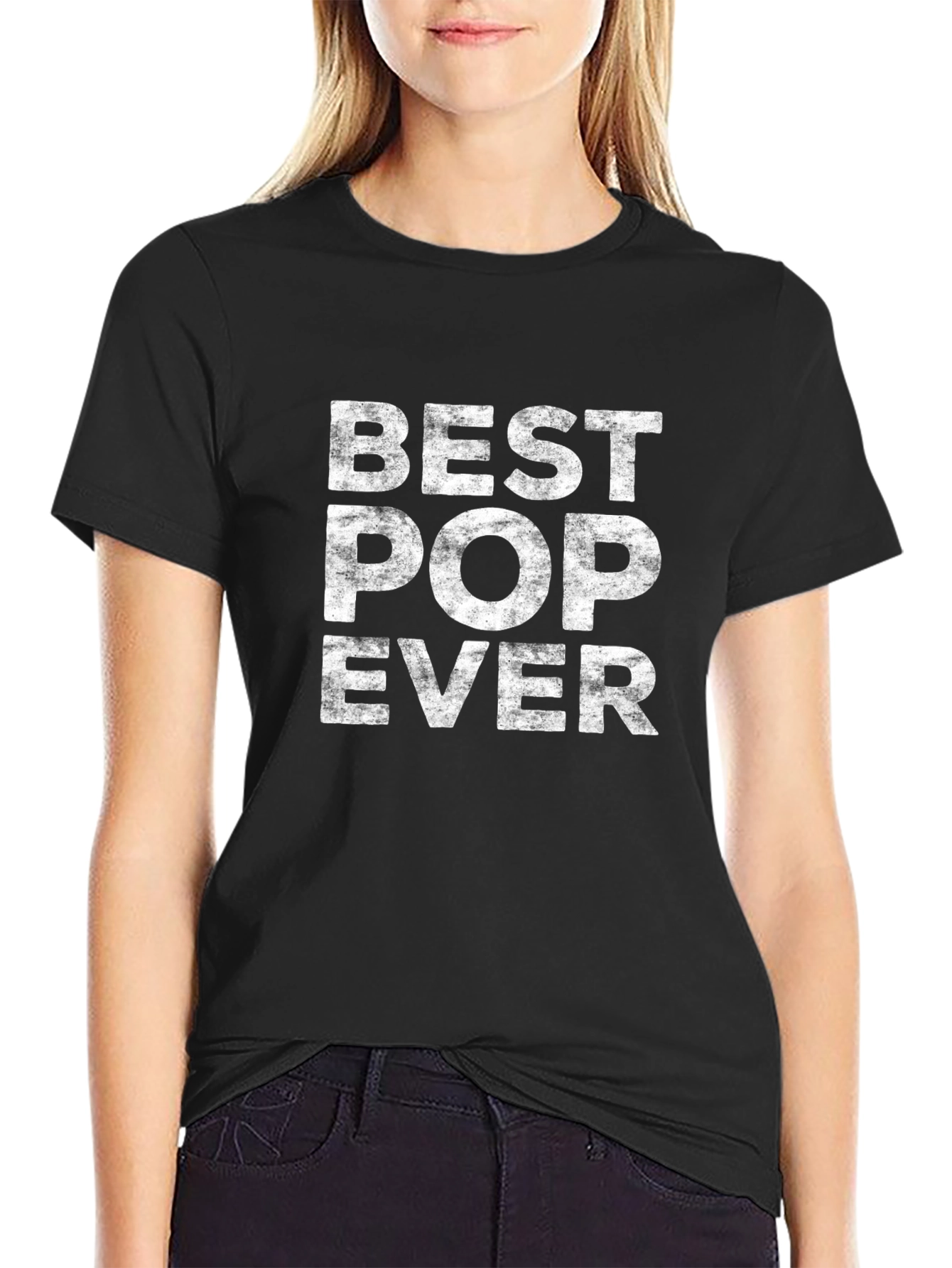 Best Pop Ever Mens Black Graphic T-Shirt