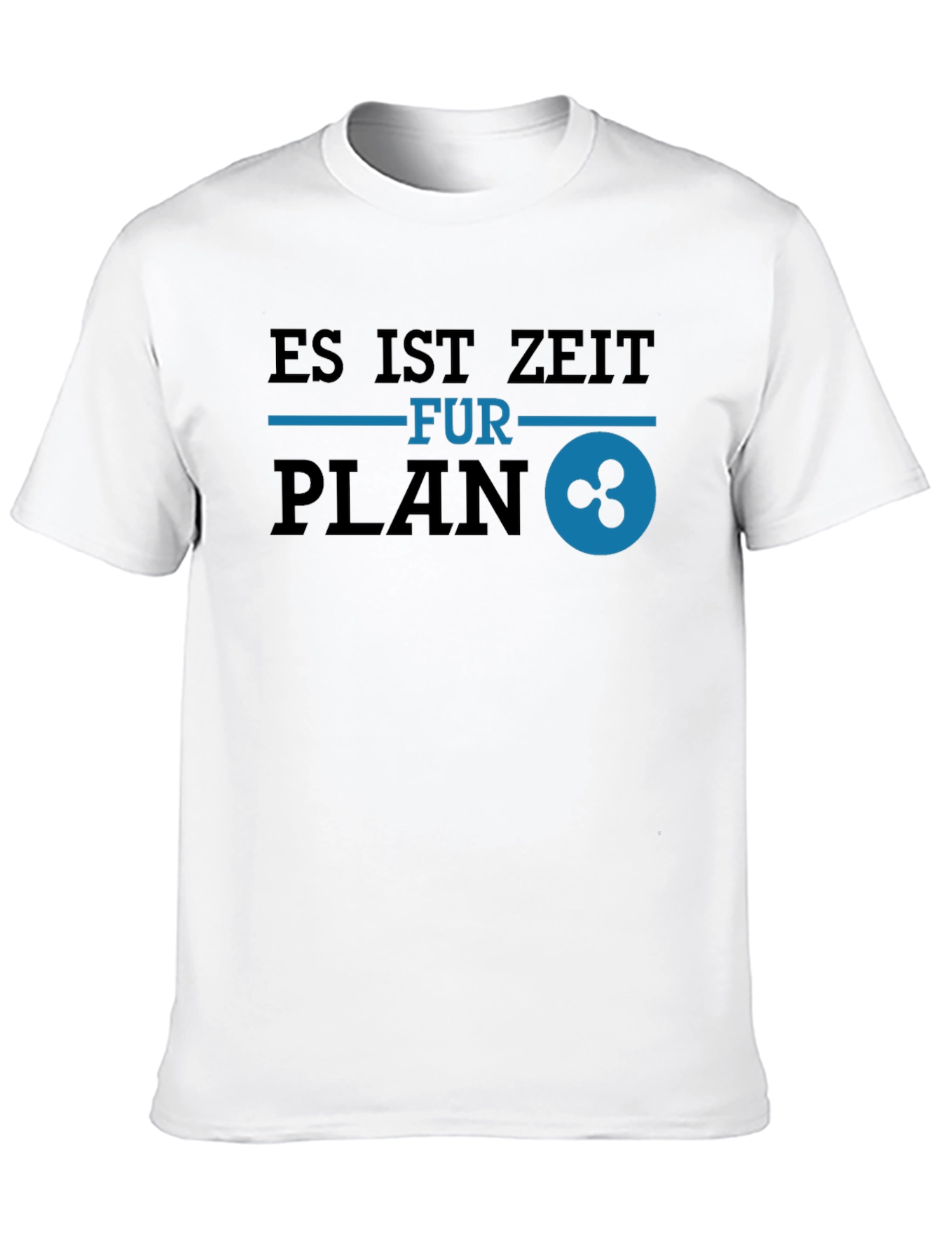 Es Ist Zeit Fur Plan Ripple Black T-Shirt