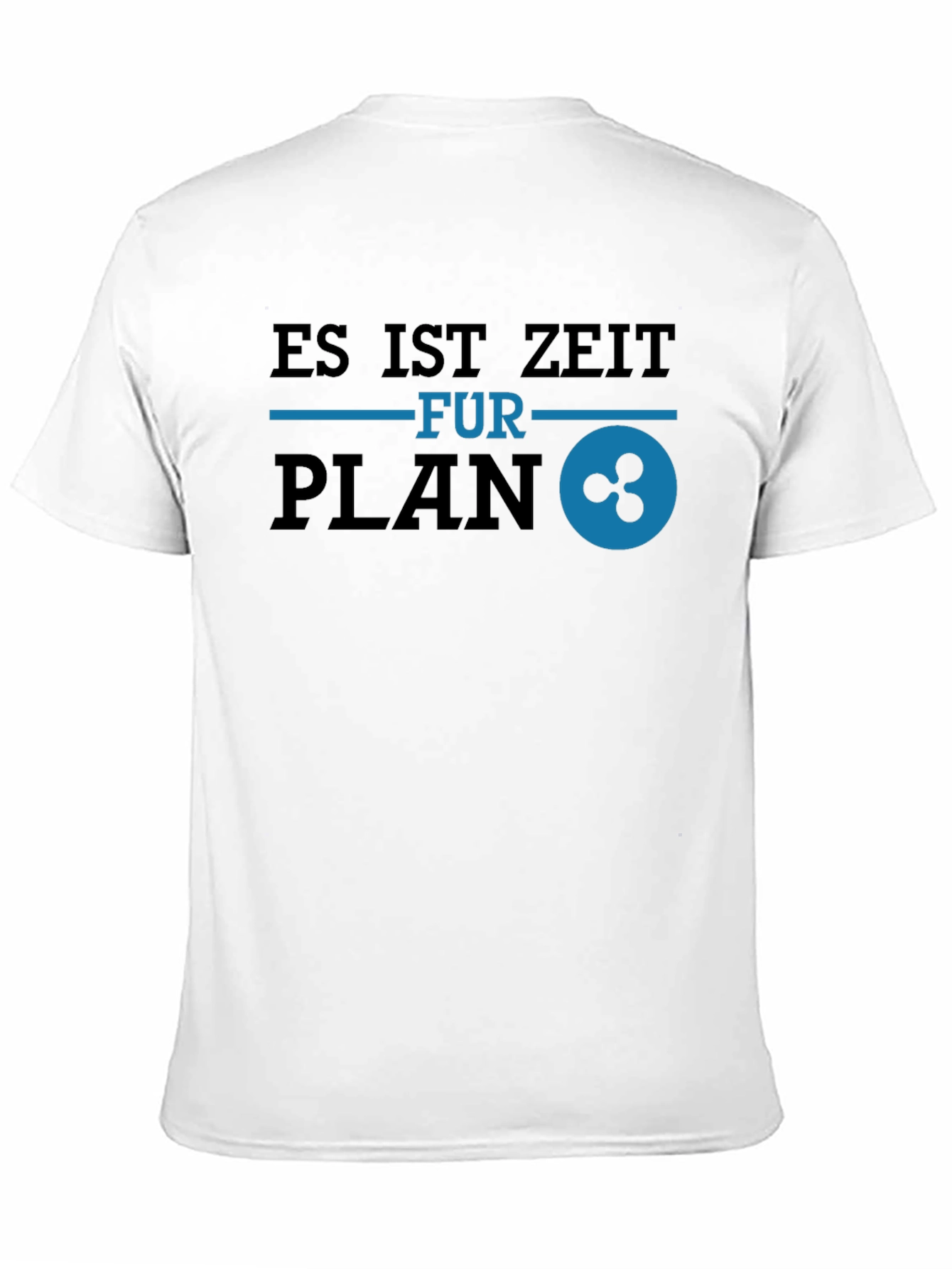 Es Ist Zeit Fur Plan Ripple Black T-Shirt