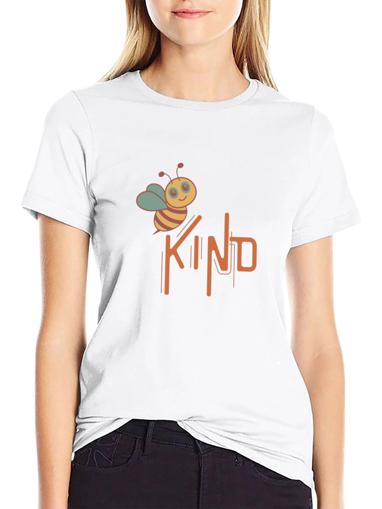 Be Kind Bee Graphic Tee - Black