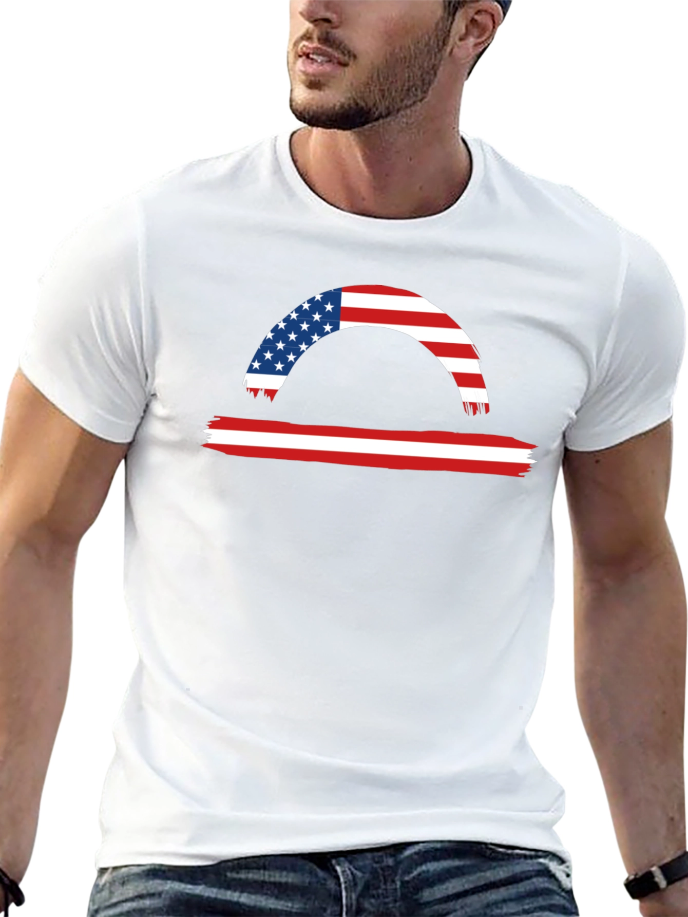 American Flag Libra Graphic Tee