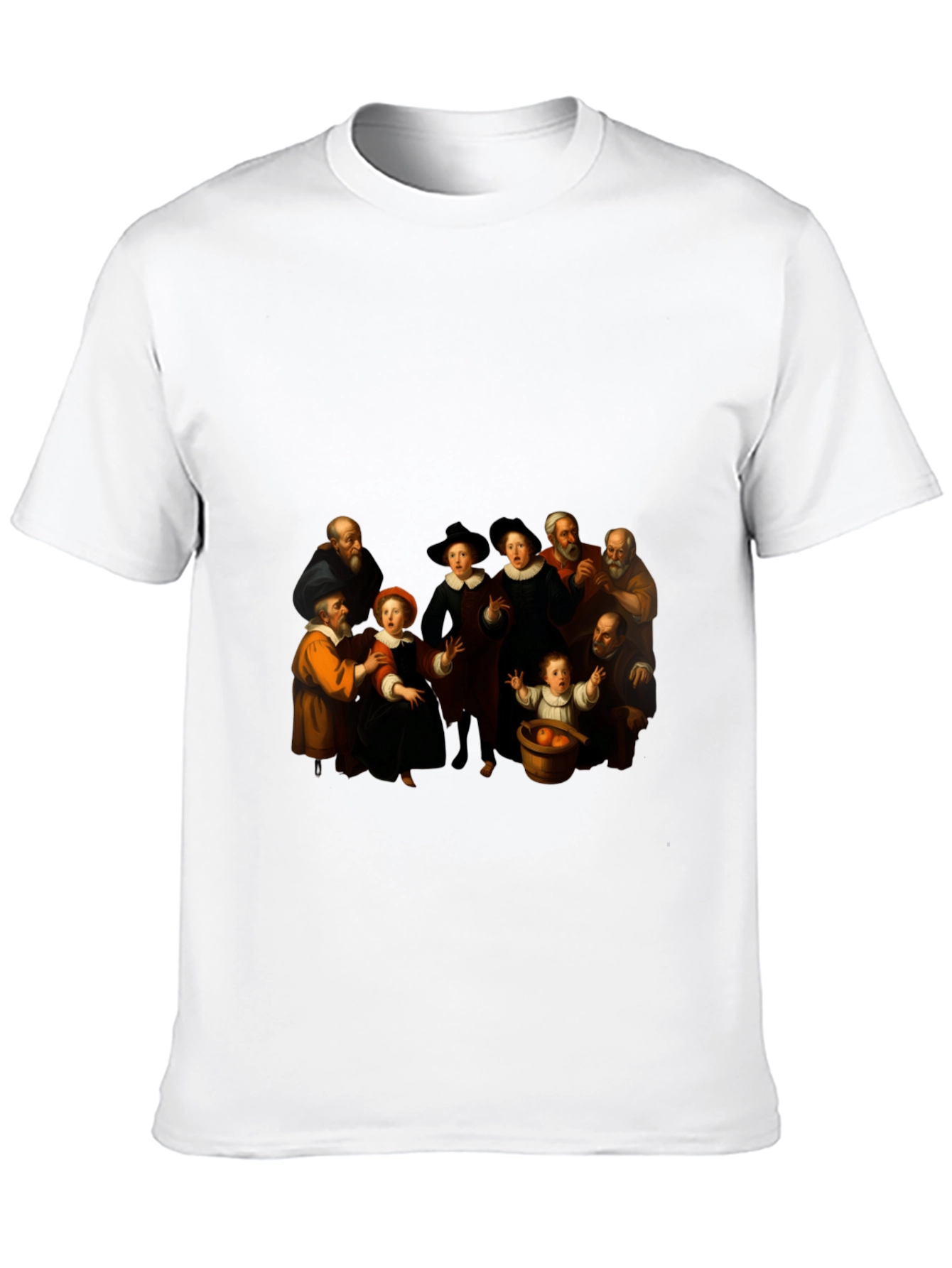 Renaissance Art Print Black T-Shirt