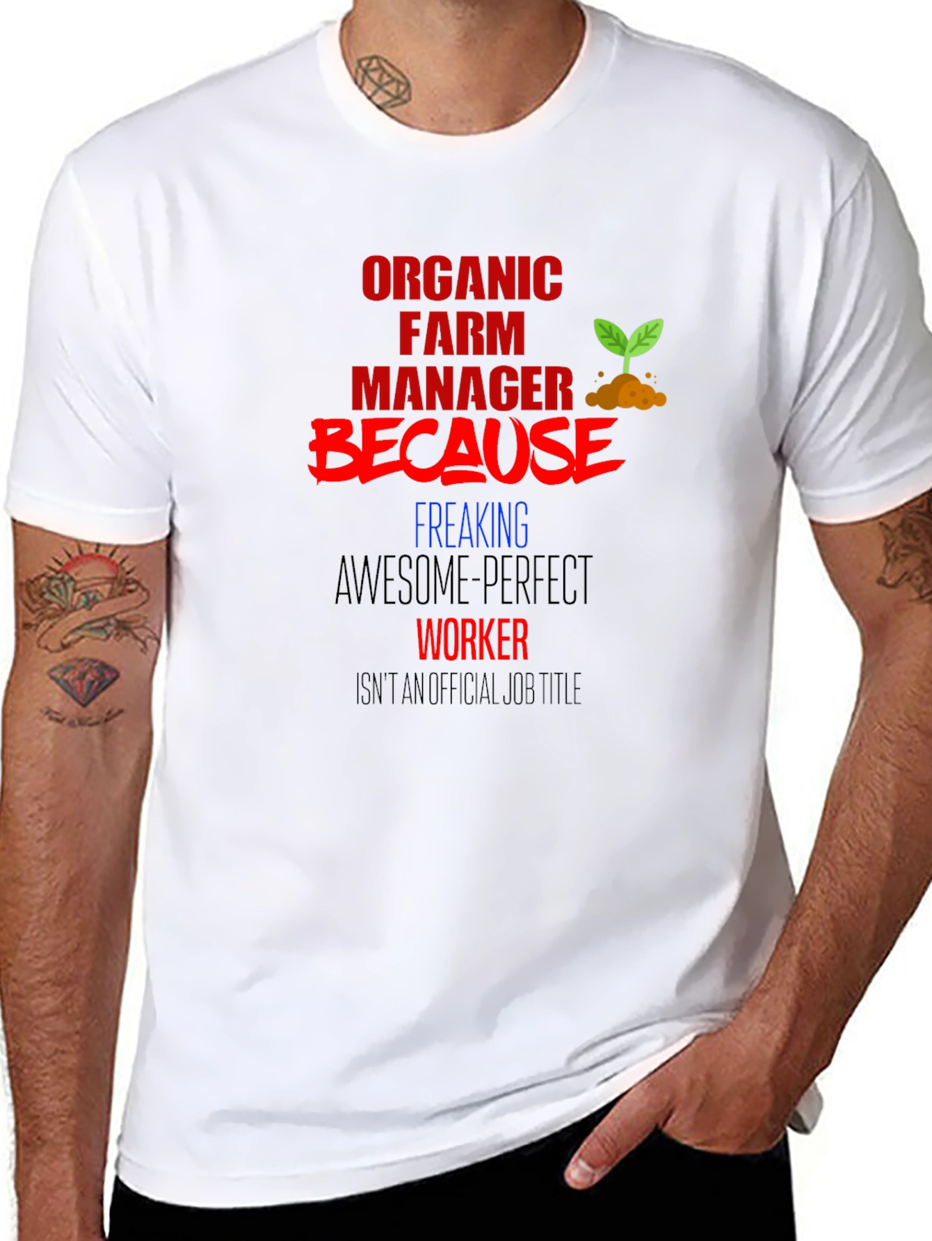 Organic Farm Manager Graphic Tee