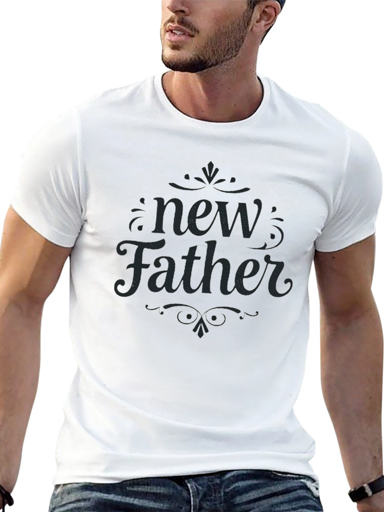 New Father Graphic T-Shirt - Soft Cotton Blend