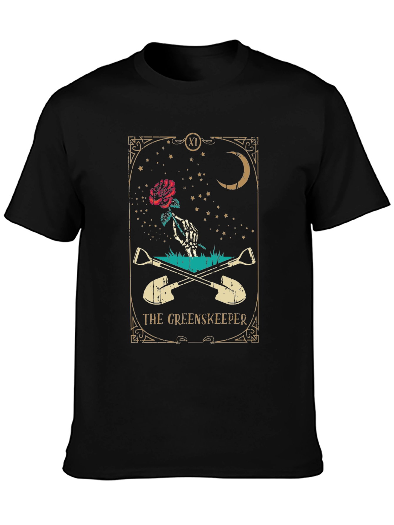 The Greenkeeper Tarot Style Graphic Tee