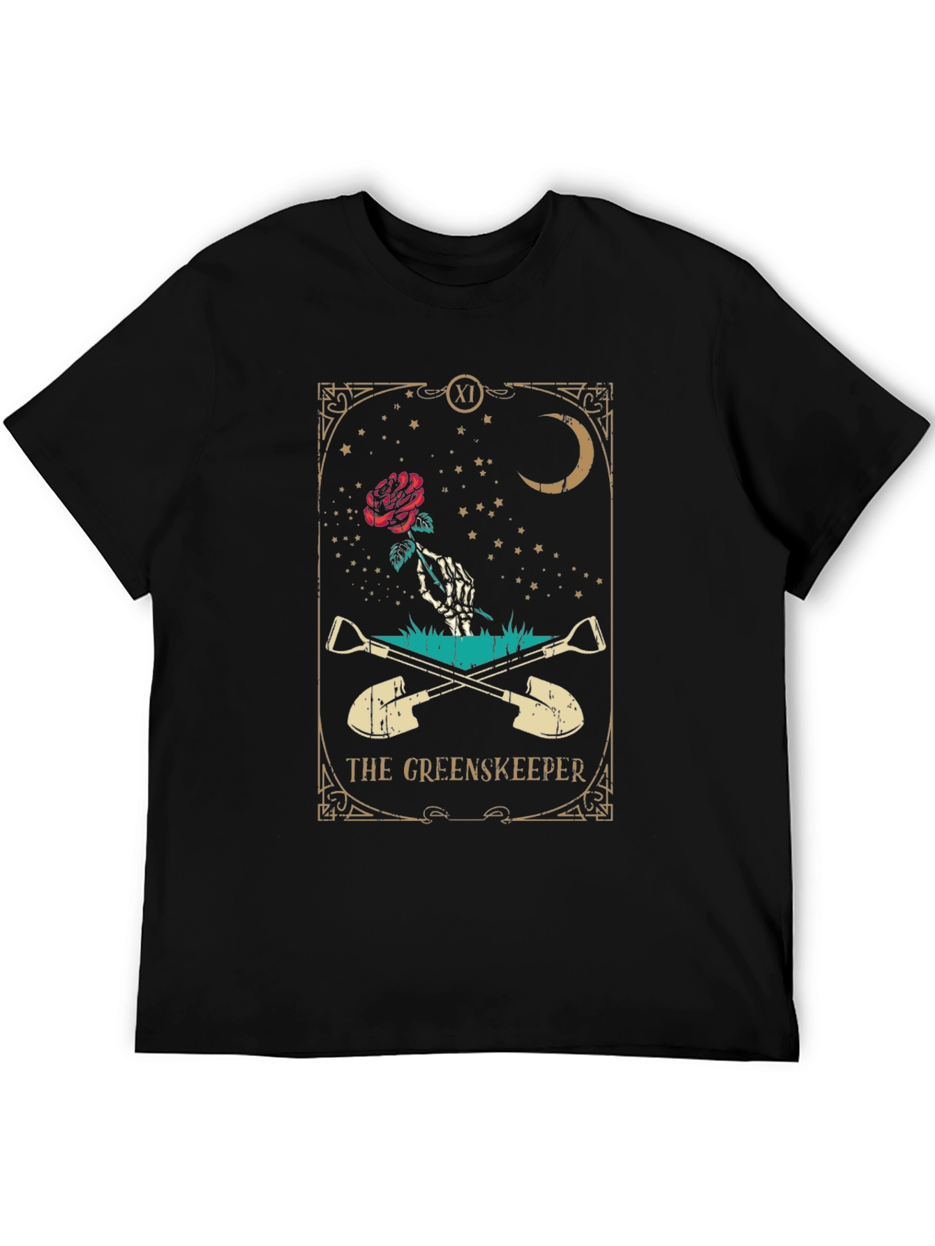 The Greenkeeper Tarot Style Graphic Tee