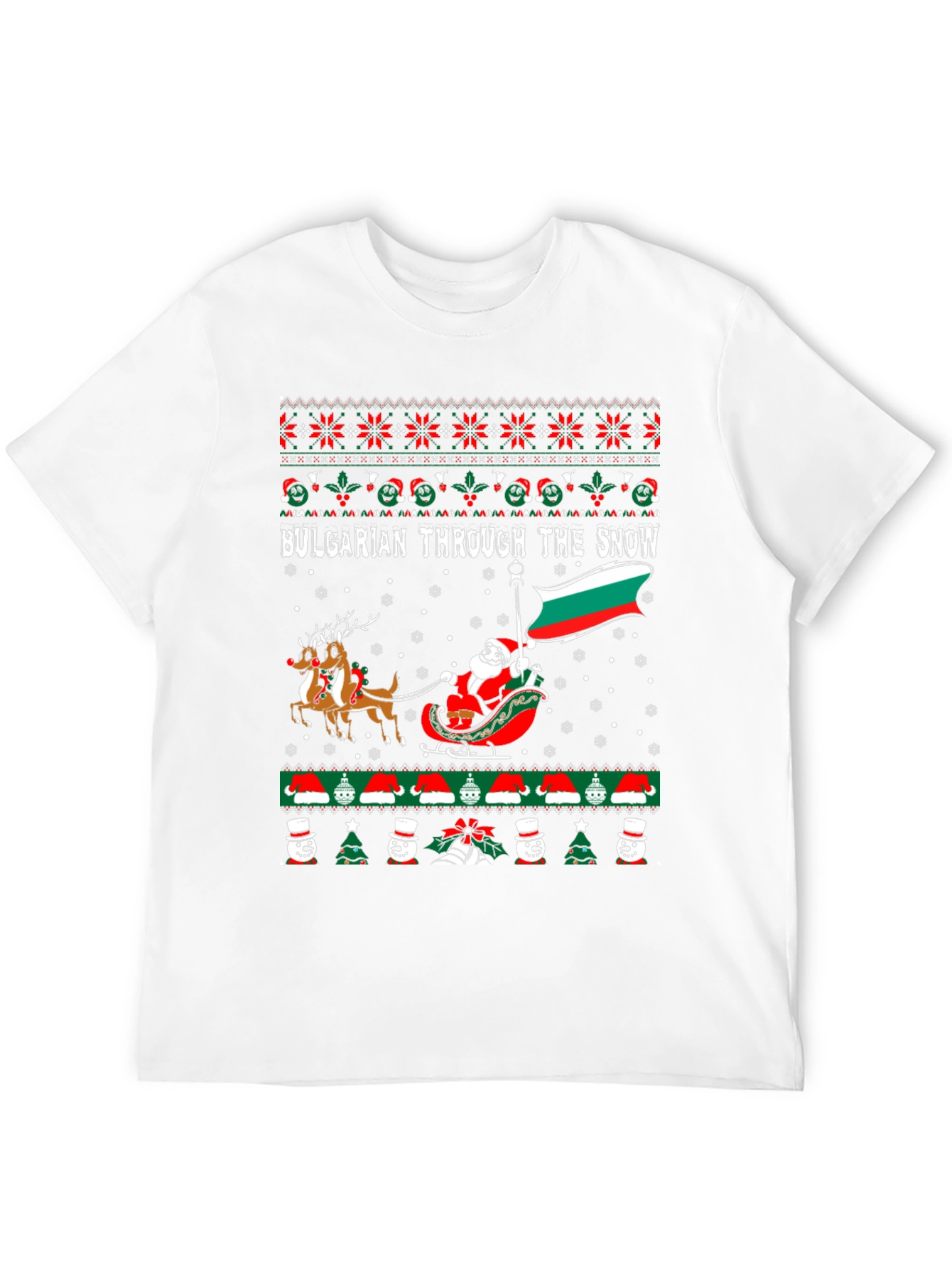 Bulgarian Christmas Ugly Sweater T-Shirt