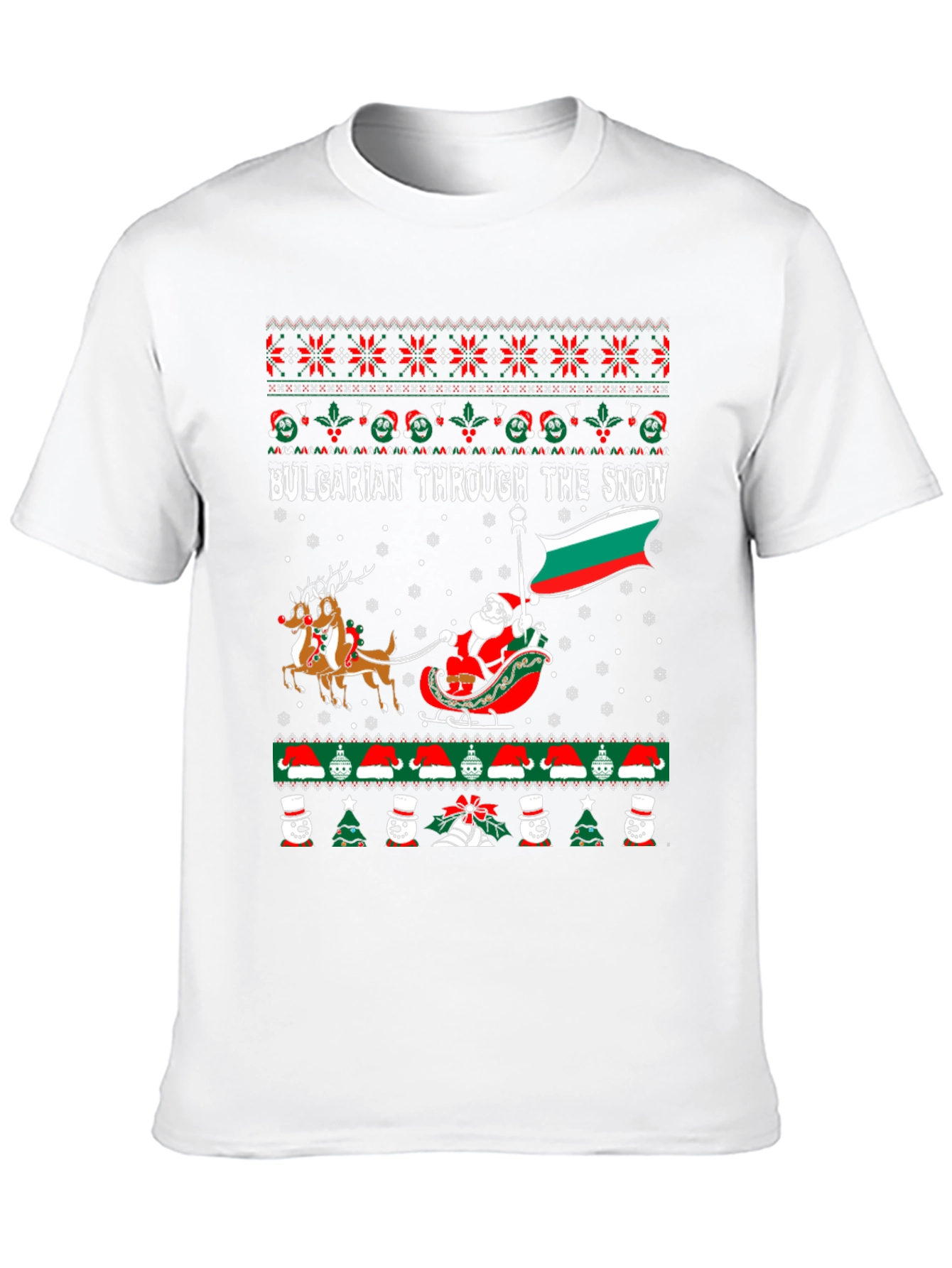 Bulgarian Christmas Ugly Sweater T-Shirt