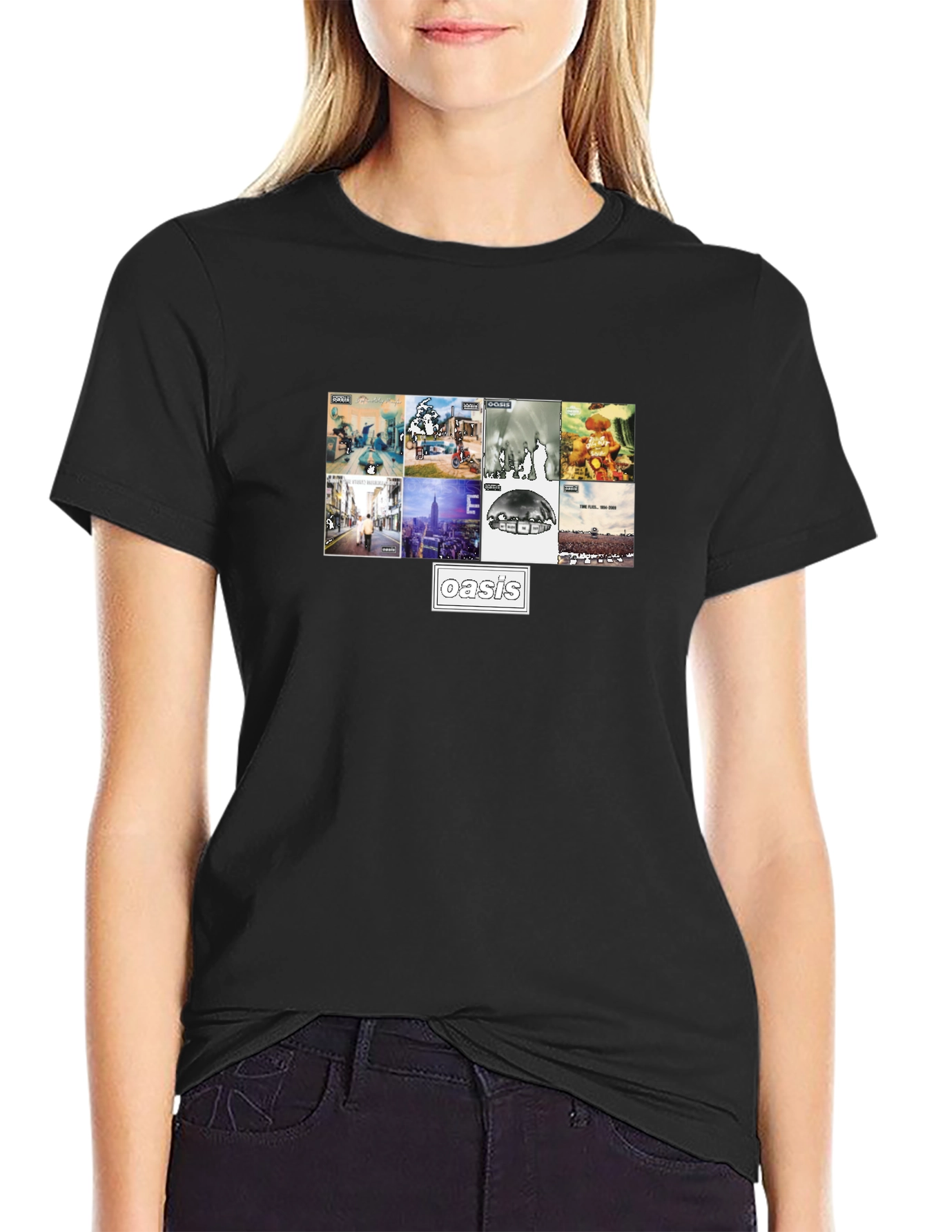Oasis Album Cover Collage T-Shirt