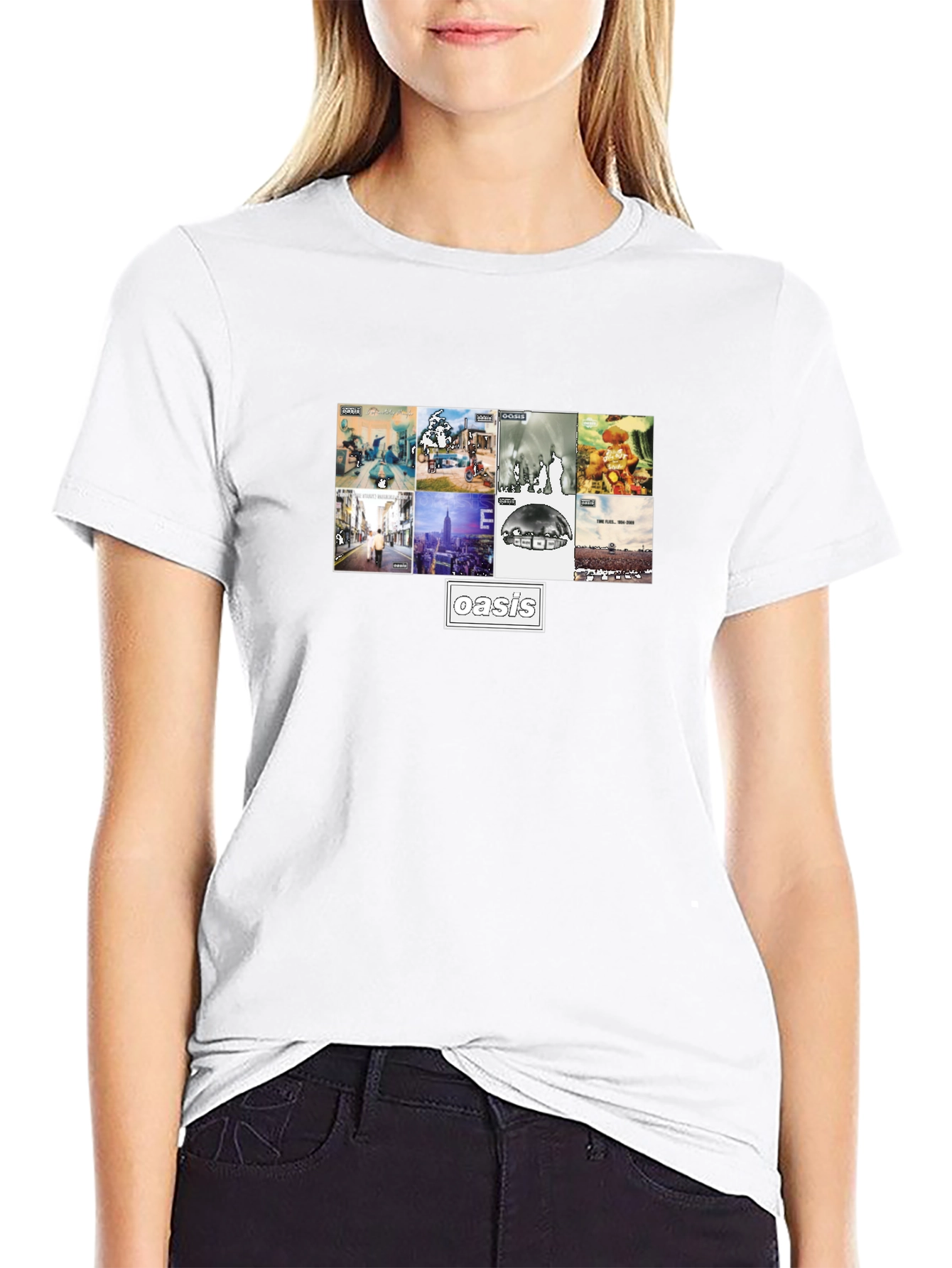 Oasis Album Cover Collage T-Shirt