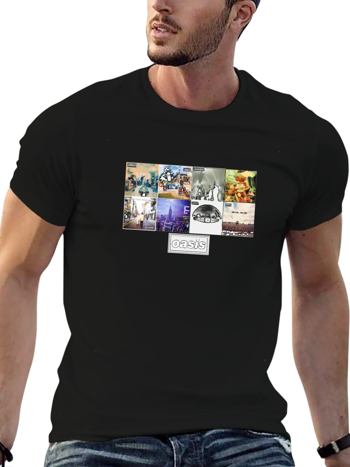 Oasis Album Cover Collage T-Shirt