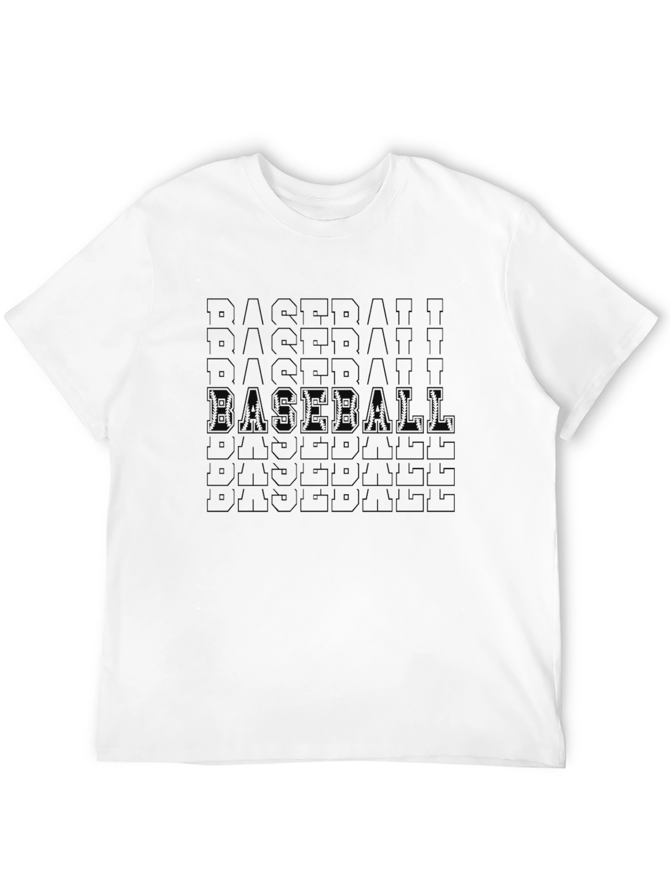 Baseball Graphic Print Tee - Stylish Sportswear