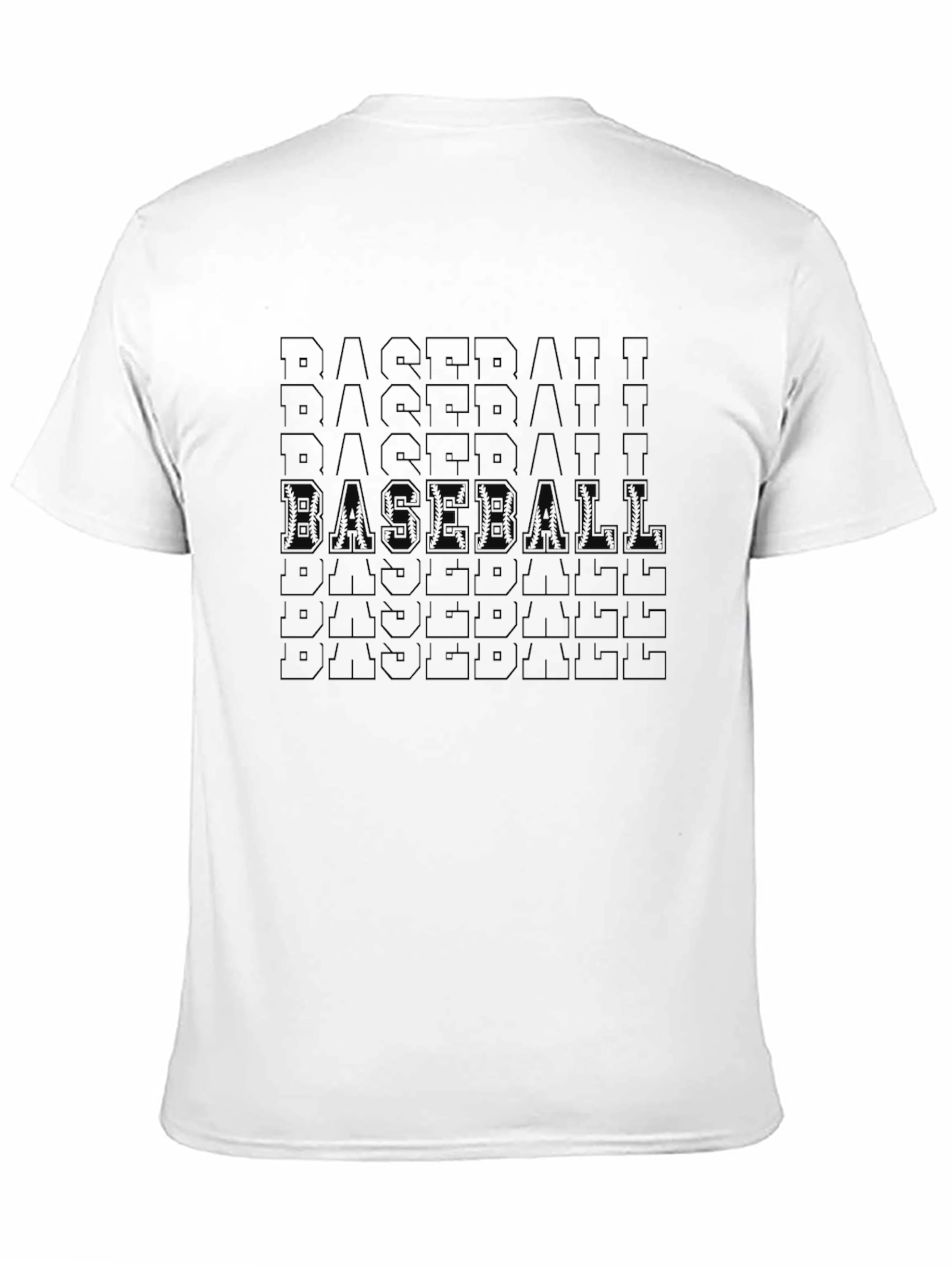 Baseball Graphic Print Tee - Stylish Sportswear