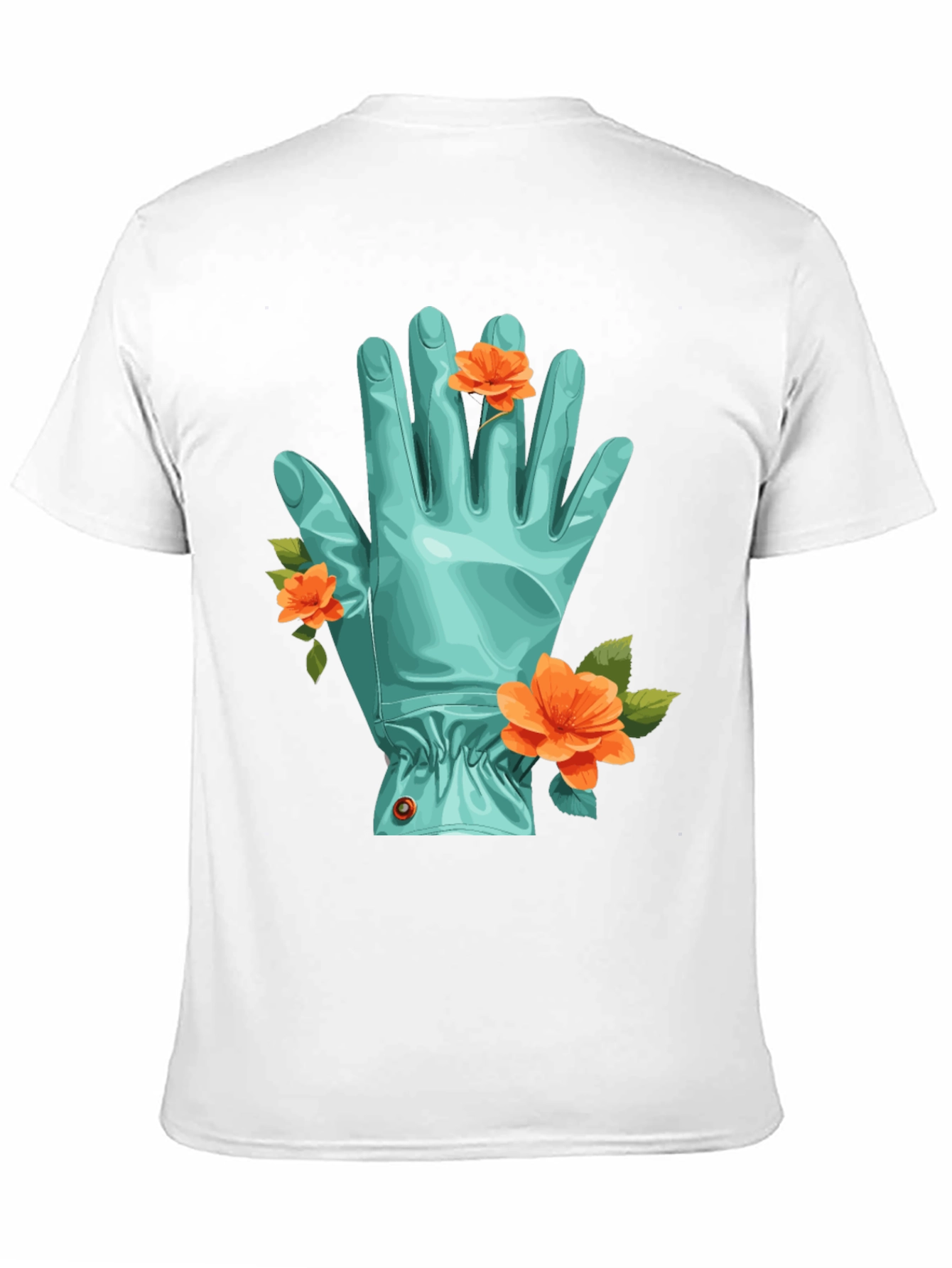 Floral Garden Glove Graphic Tee