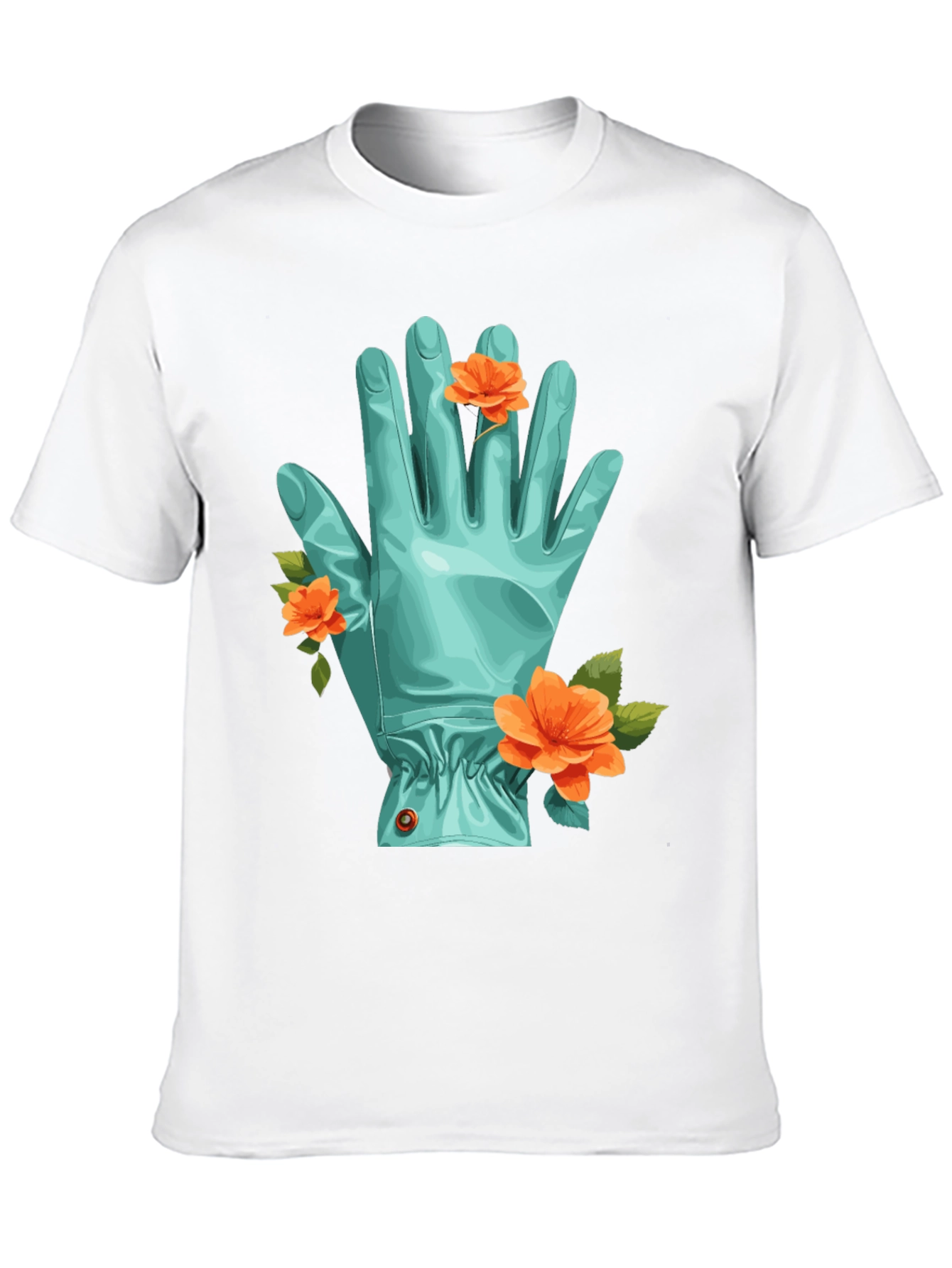 Floral Garden Glove Graphic Tee