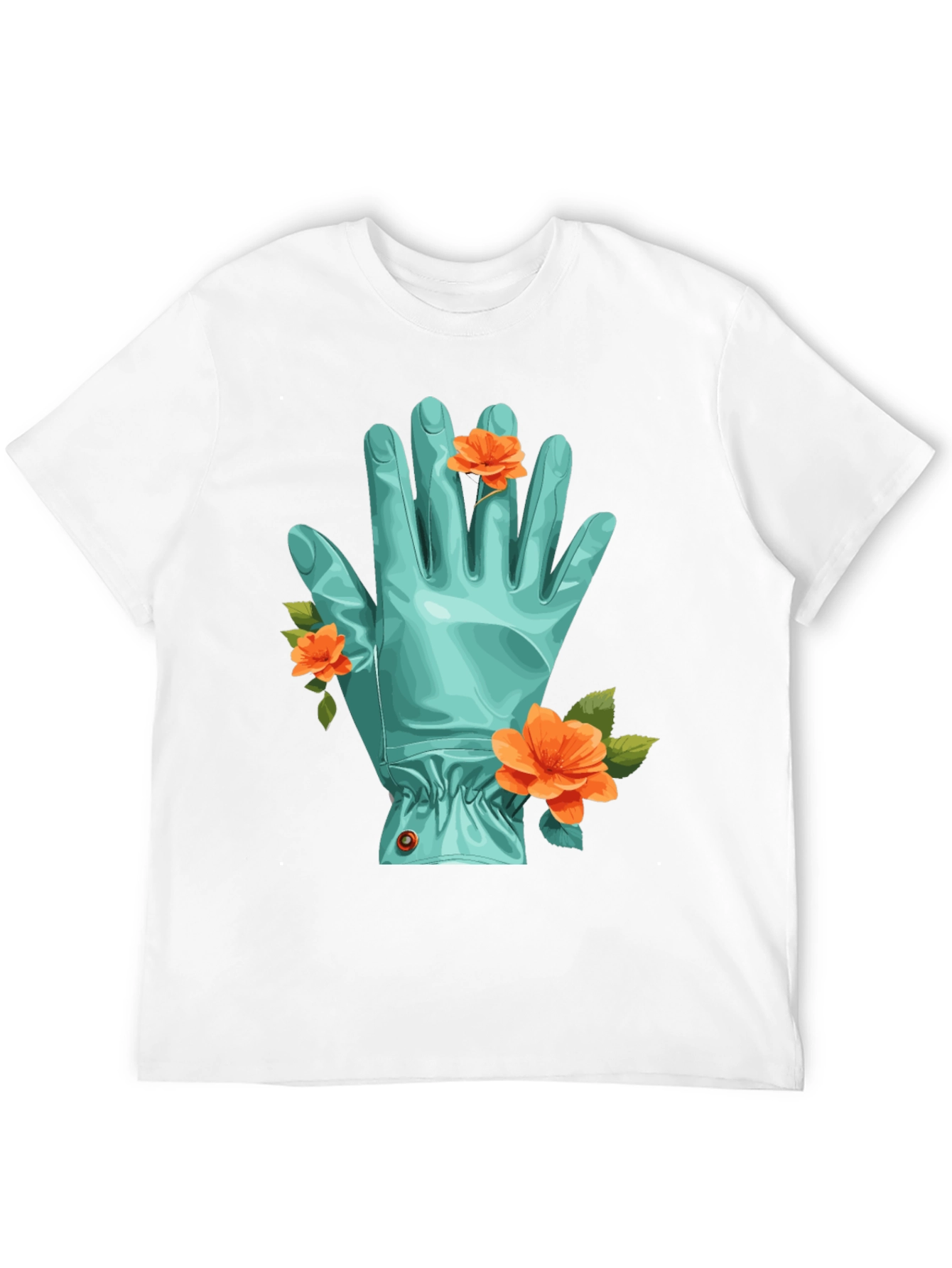 Floral Garden Glove Graphic Tee