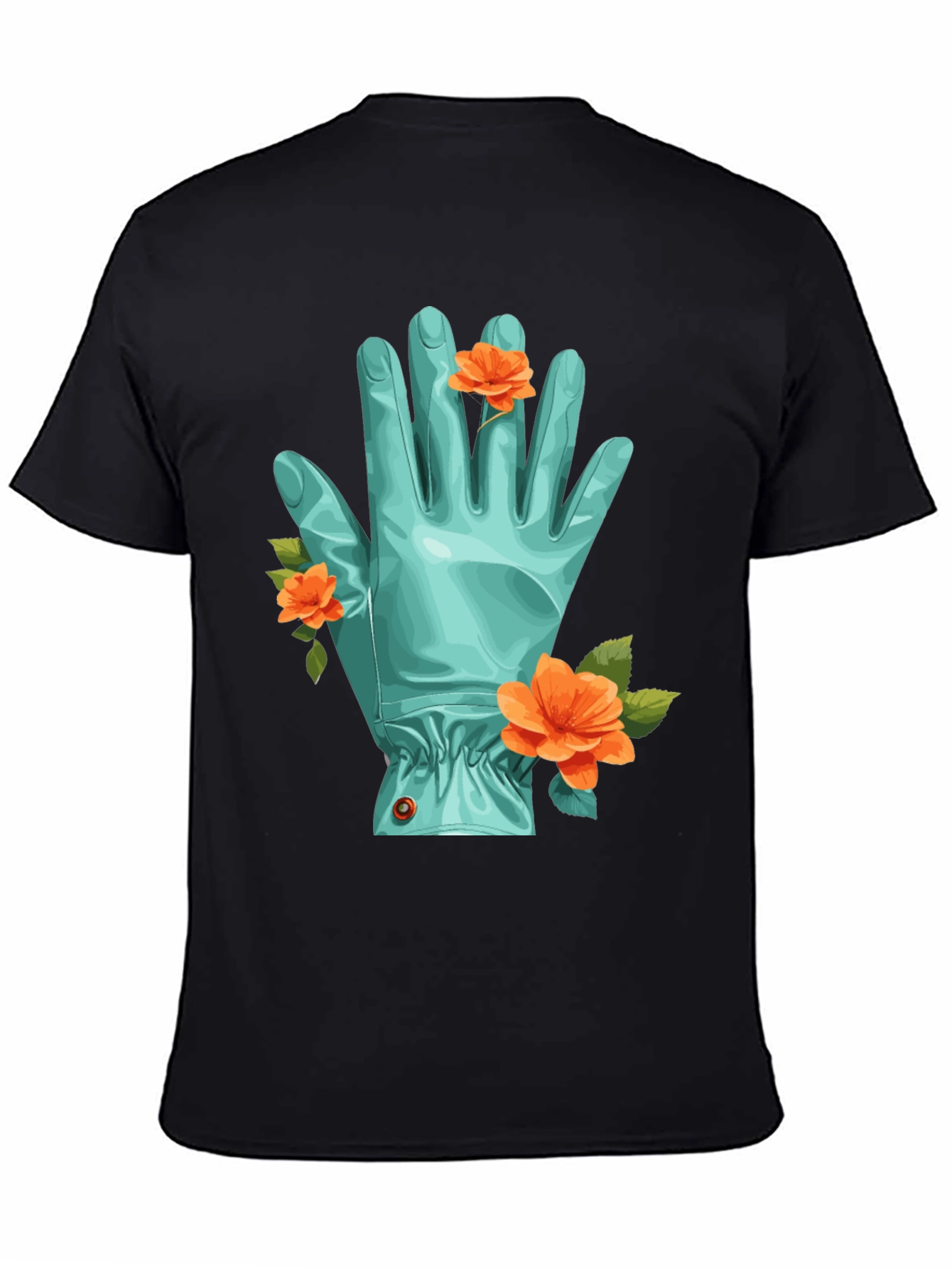 Floral Garden Glove Graphic Tee