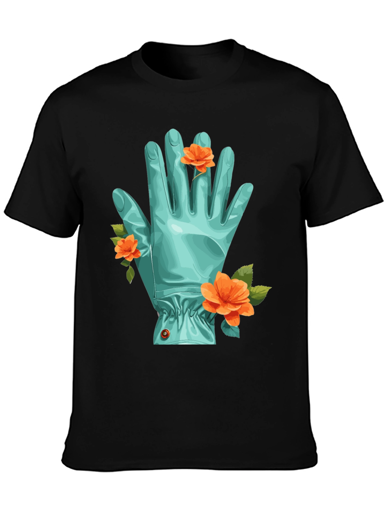 Floral Garden Glove Graphic Tee