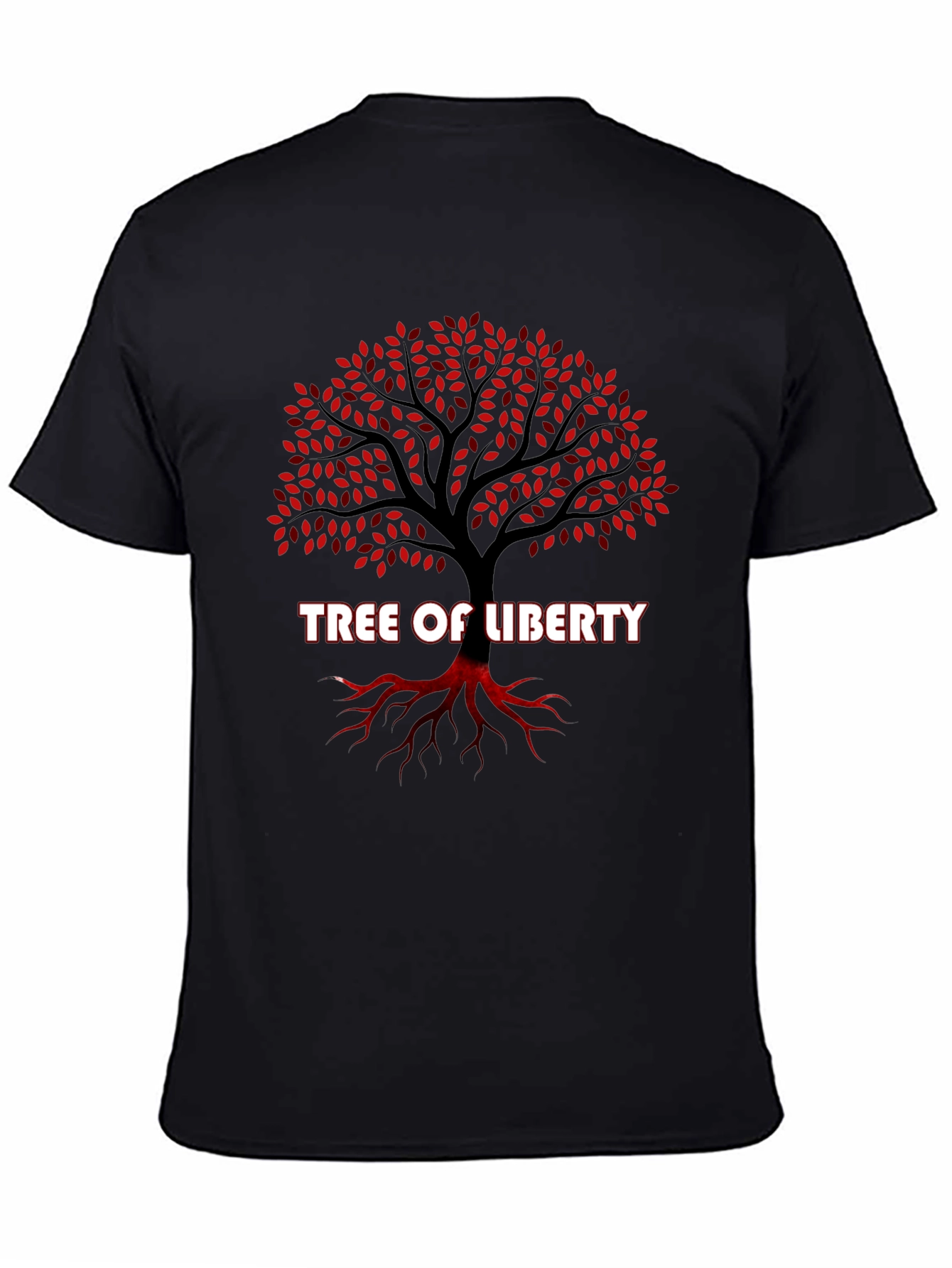 Tree of Liberty Graphic T-Shirt - Black