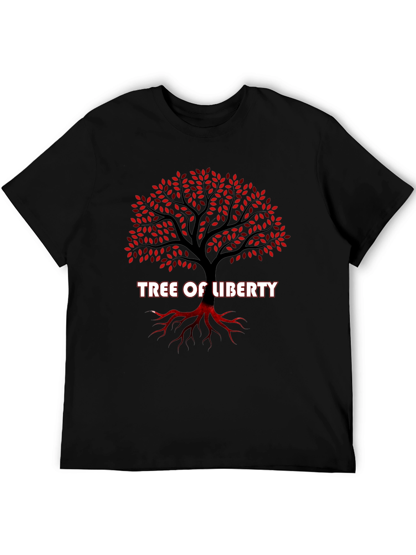 Tree of Liberty Graphic T-Shirt - Black
