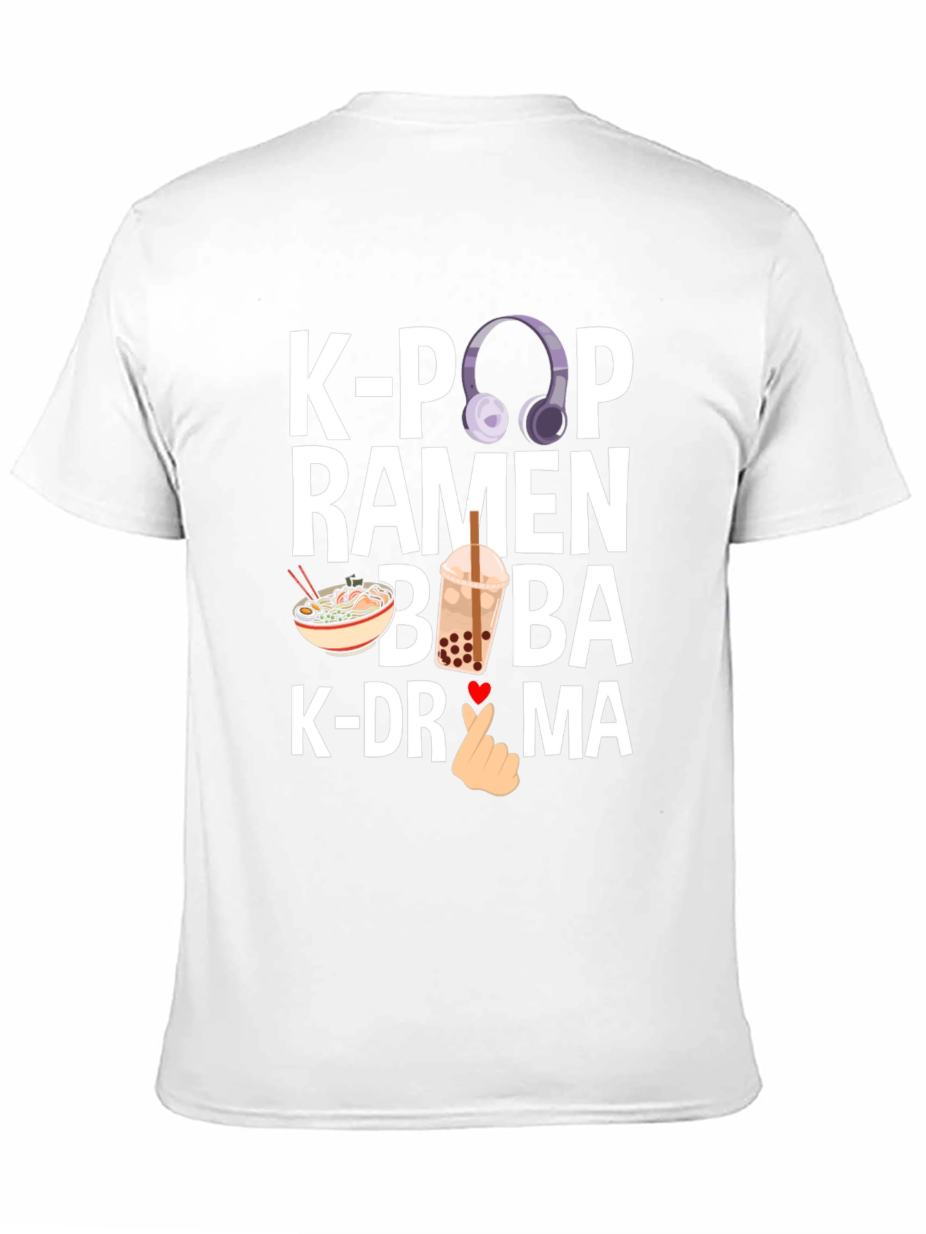 K-Pop Ramen Boba K-Drama Graphic Tee